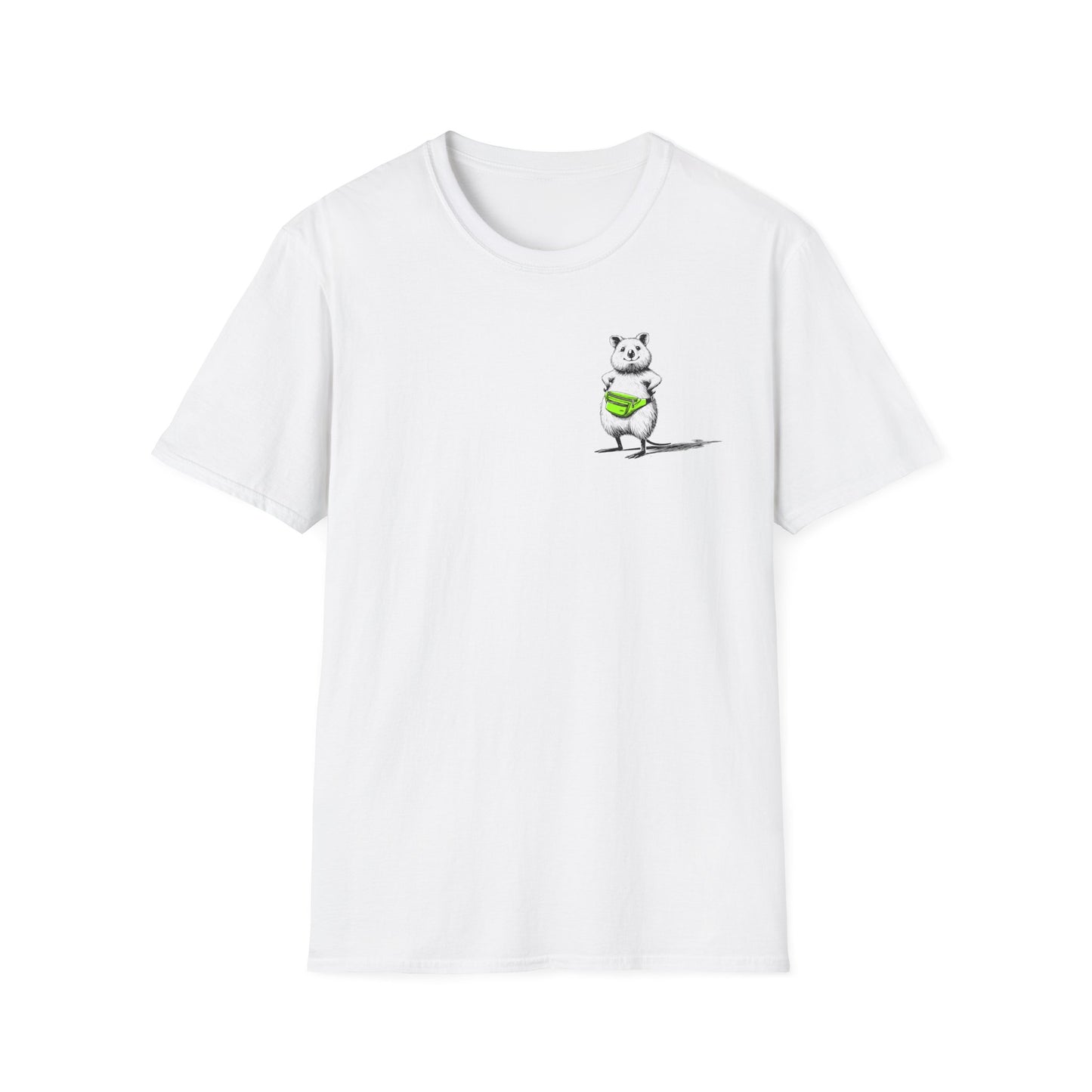 Whimsical Quokka T-Shirt, Cute Quokka Shirt, Happy Animal Tee, Aussie Wildlife Shirt, Smiling Quokka Gift, Funny Australian Animal Tee