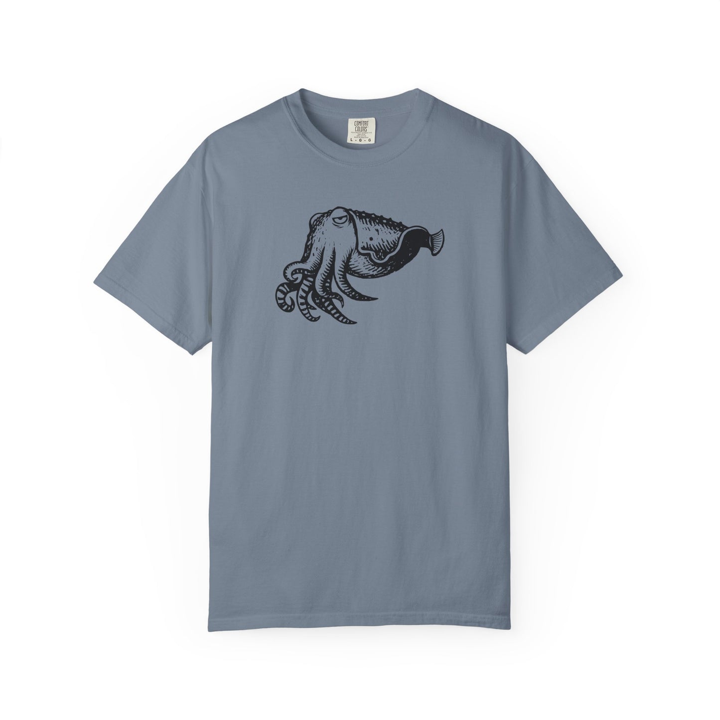 Cuttlefish Shirt, Comfort Colors Ocean Animal Tee, Cephalopod T Shirt, Marine Biology Gift, Scuba Diver Shirt, Sea Life Graphic Tee