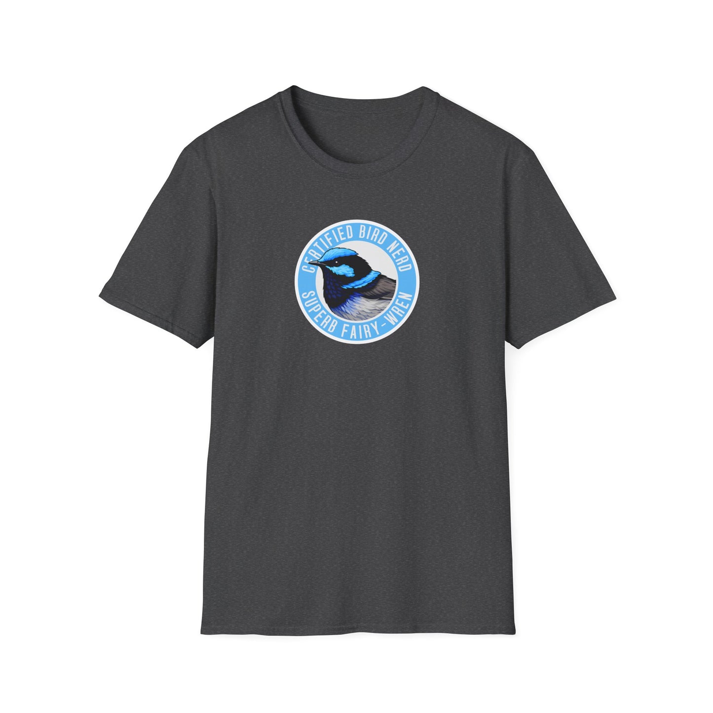 Superb Fairy Wren T-Shirt, Certified Bird Nerd Shirt, Australian Bird Tee, Birdwatching Gift, Wildlife Lover Tee, Blue Wren Shirt