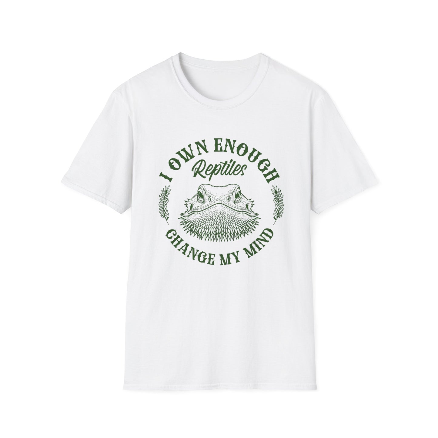 Reptile Addiction T-Shirt – I Own Enough Reptiles Change My Mind Funny Keeper Tee