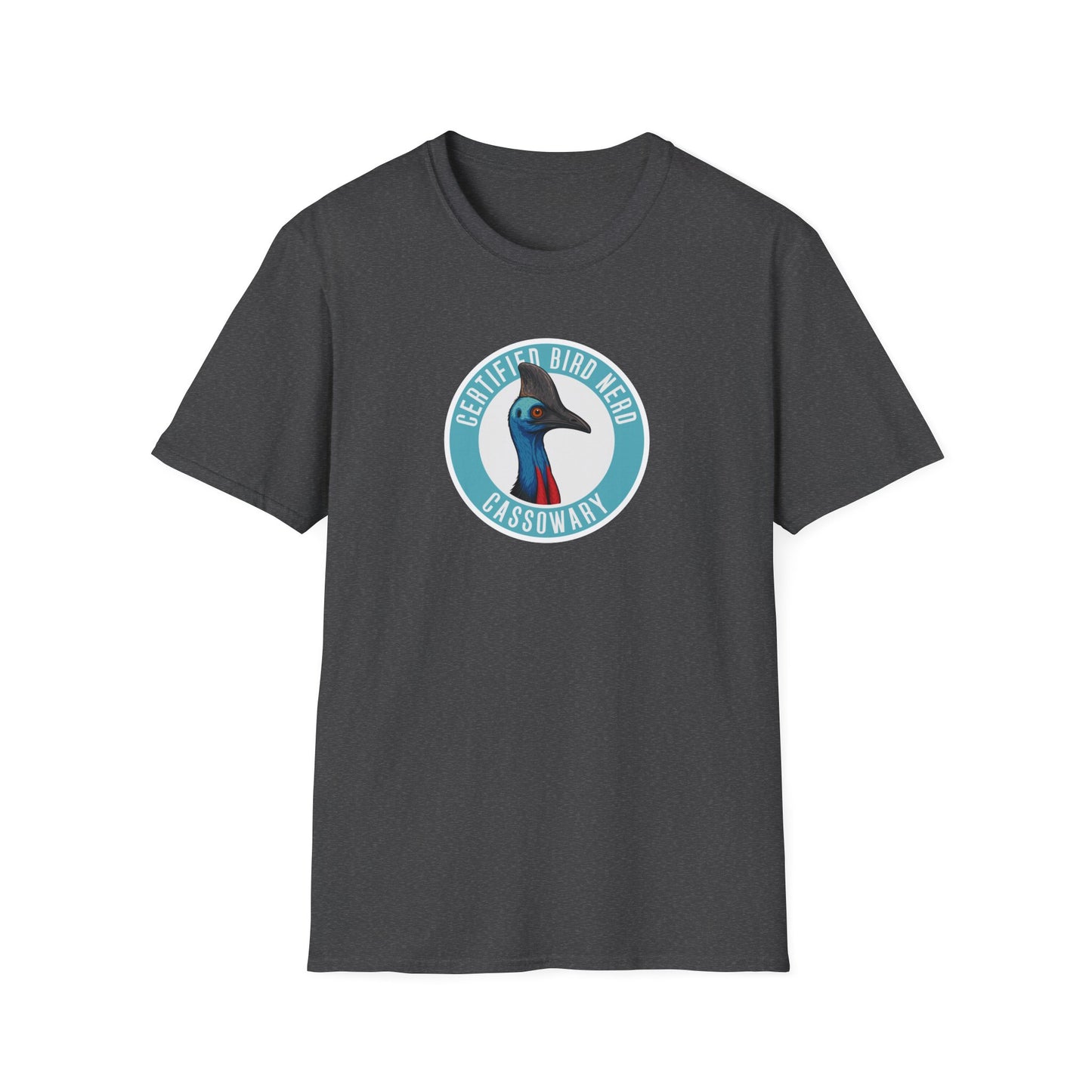 Cassowary T-Shirt, Certified Bird Nerd Shirt, Australian Bird Tee, Wildlife Lover Gift, Birdwatching Shirt, Rainforest Animal Tee