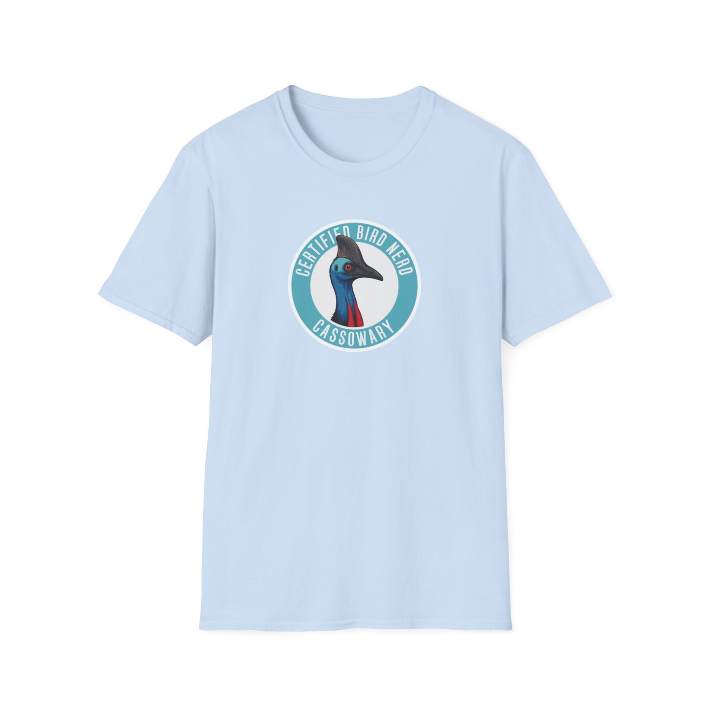 Cassowary T-Shirt, Certified Bird Nerd Shirt, Australian Bird Tee, Wildlife Lover Gift, Birdwatching Shirt, Rainforest Animal Tee
