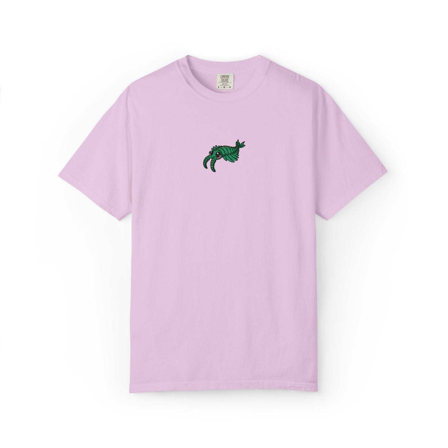 Anomalocaris Embroidered Comfort Colors T-Shirt, Cambrian Explosion Shirt, Prehistoric Ocean Creature Tee, Paleontology Gift, Fossil Shirt