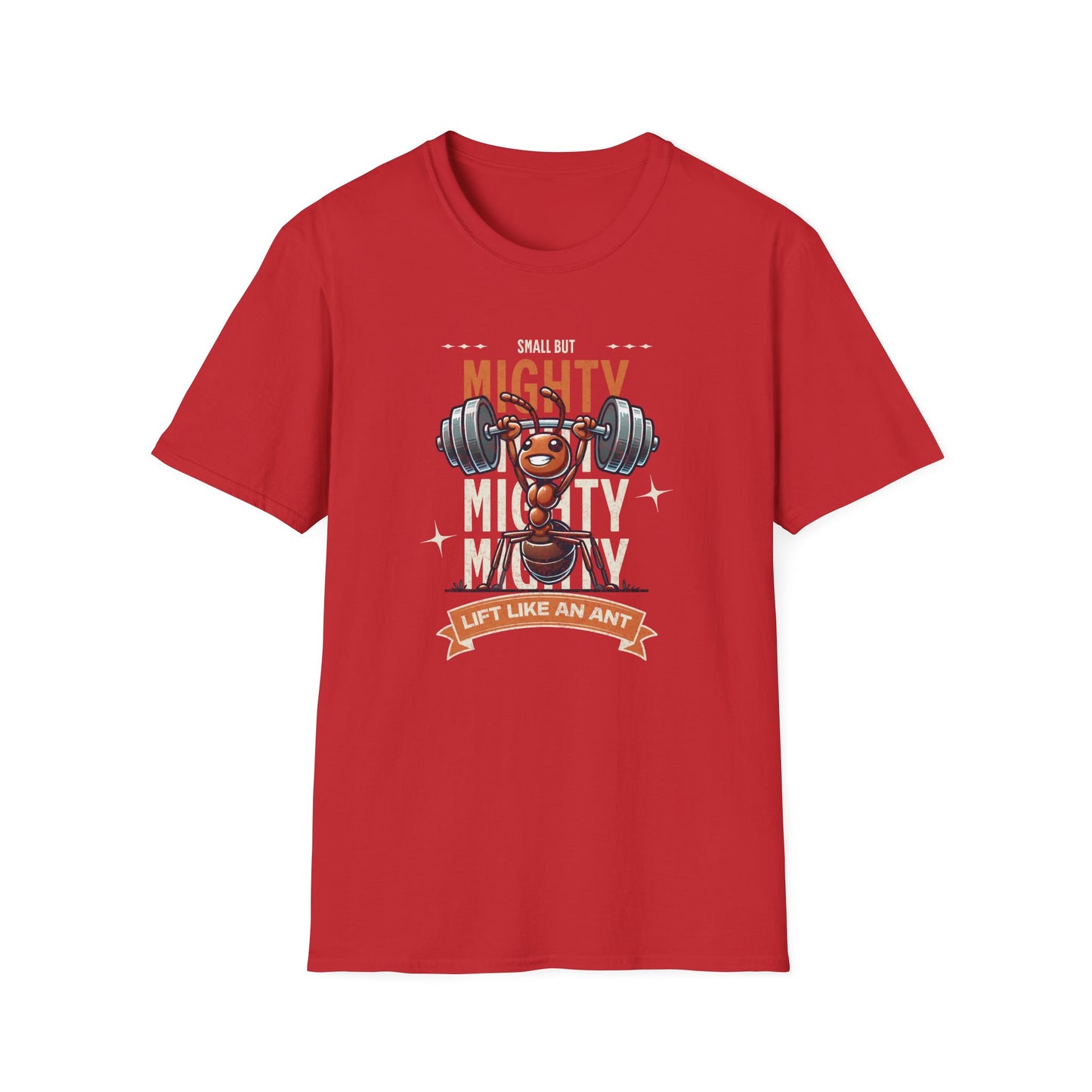 Ant Weightlifting T-Shirt, Small But Mighty Gym Shirt, Lift Like An Ant Tee, Fitness Insect Shirt, Workout Gift, Bug Lover Shirt