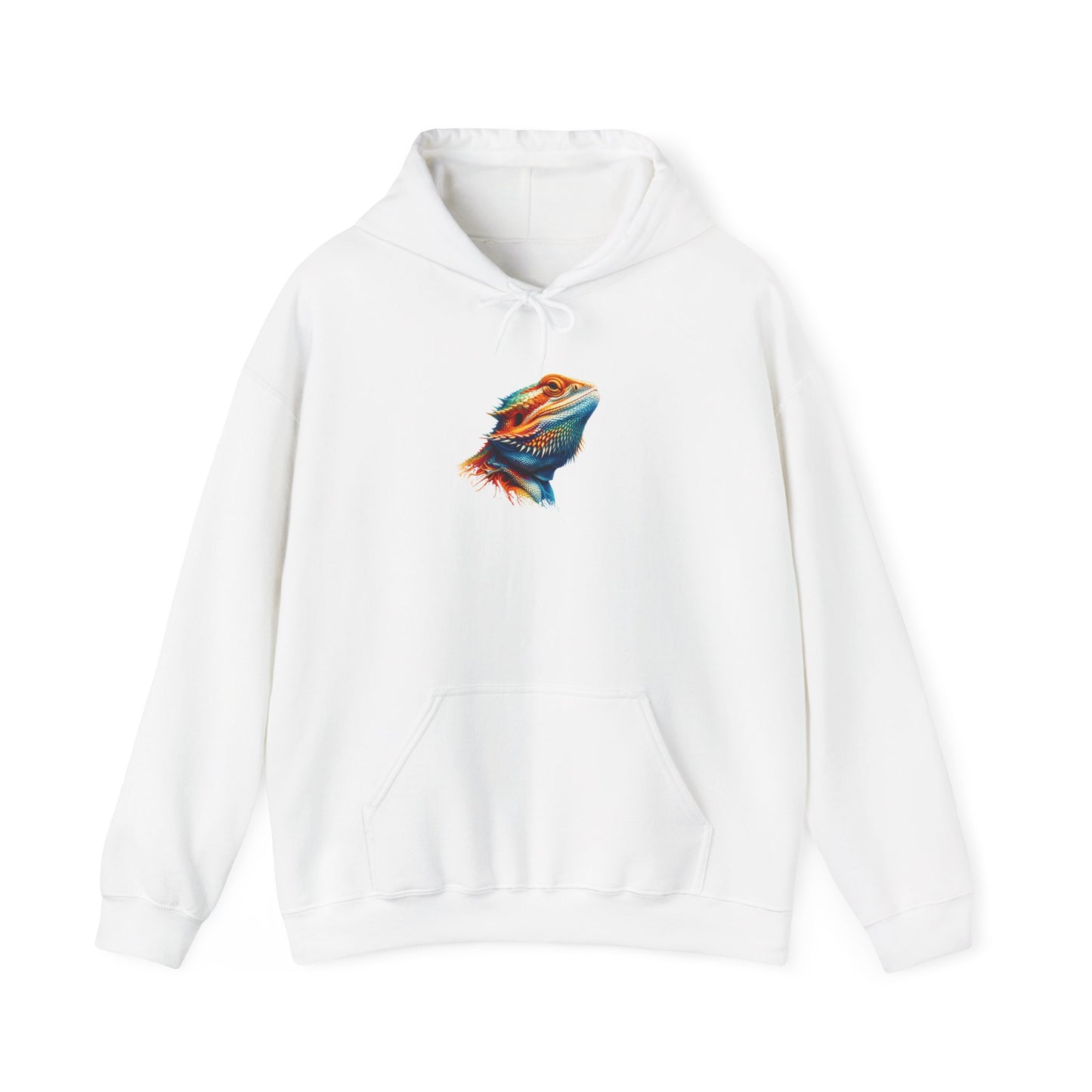 Bearded Dragon Hoodie, Colourful Reptile Hoodie, Lizard Lover Gift, Beardie Hoodie, Herpetology Sweatshirt, Reptile Keeper Gift, Dragon Lizard Hoodie