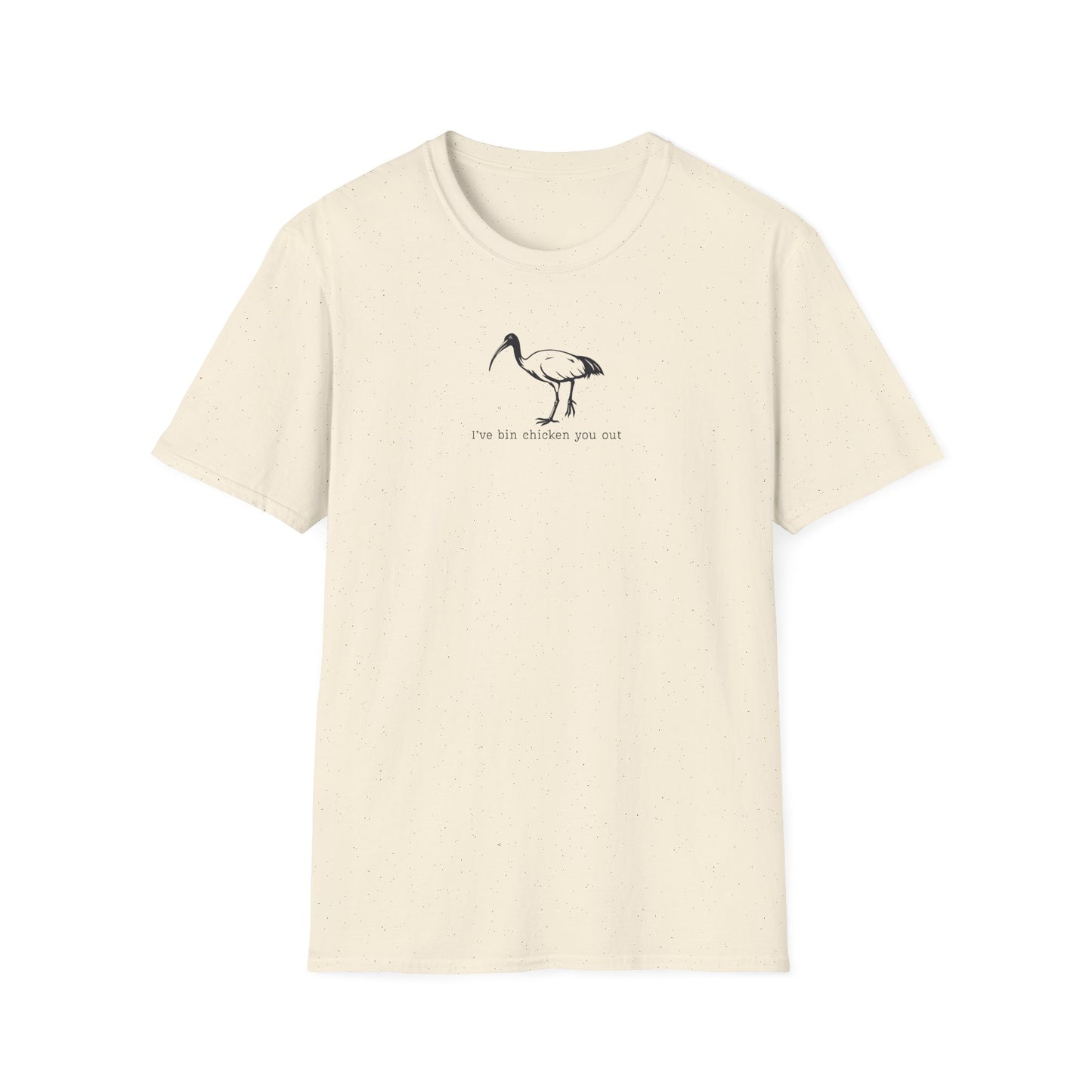 White Ibis T-Shirt Funny Bin Chicken Tee, Australian Bird Shirt, I’ve Bin Chicken You Out Shirt, Aussie Wildlife Gift