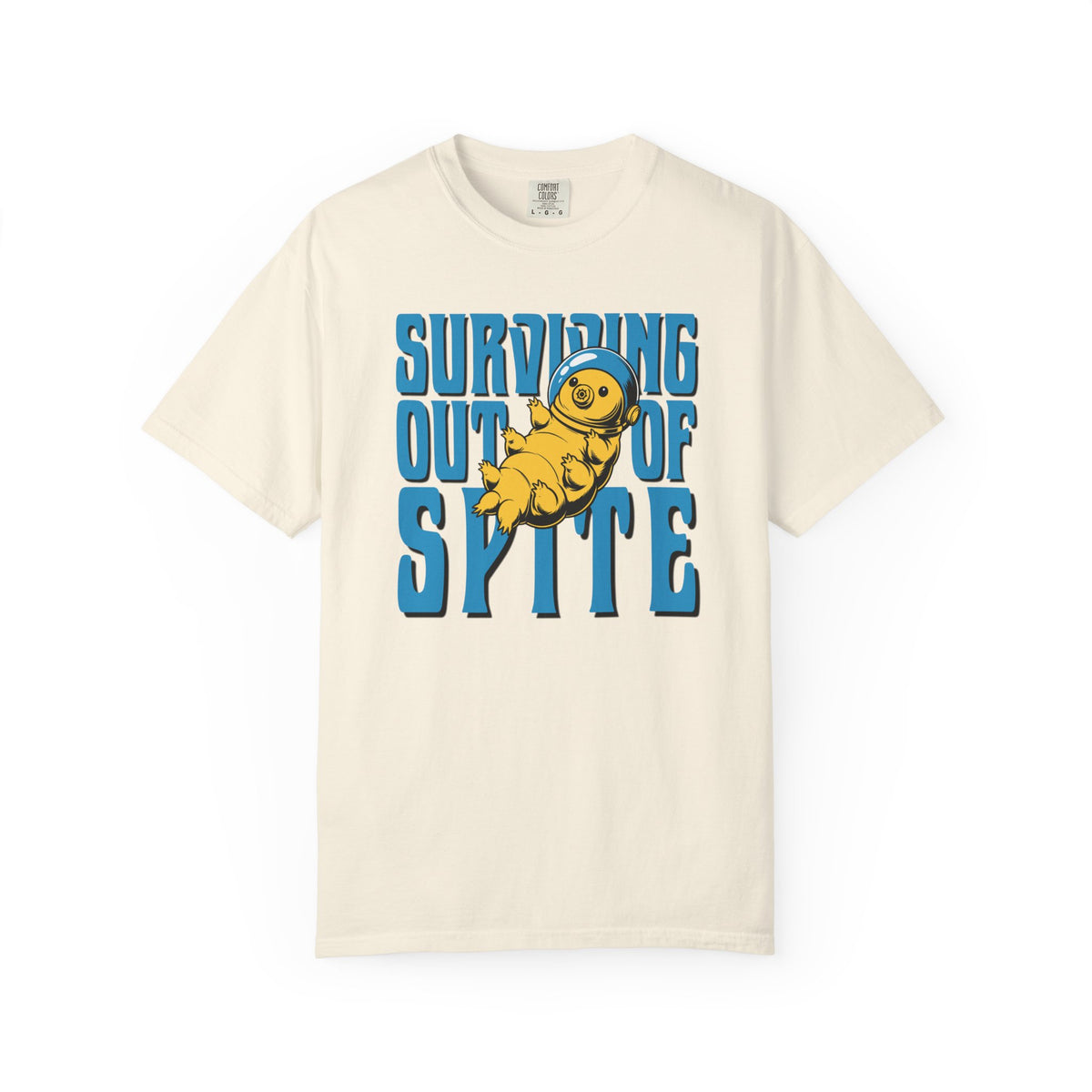 Tardigrade Shirt, Surviving Out of Spite Tee, Comfort Colors Science T Shirt, Water Bear Graphic Tee, Biology Teacher Gift, Science Nerd