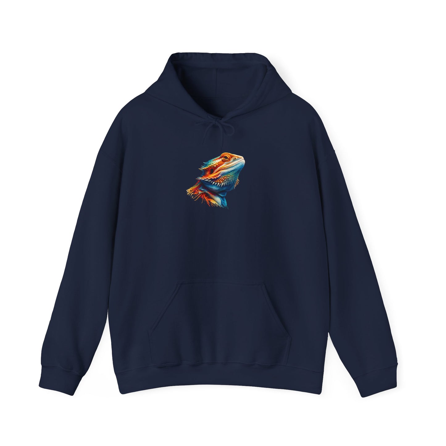 Bearded Dragon Hoodie, Colourful Reptile Hoodie, Lizard Lover Gift, Beardie Hoodie, Herpetology Sweatshirt, Reptile Keeper Gift, Dragon Lizard Hoodie