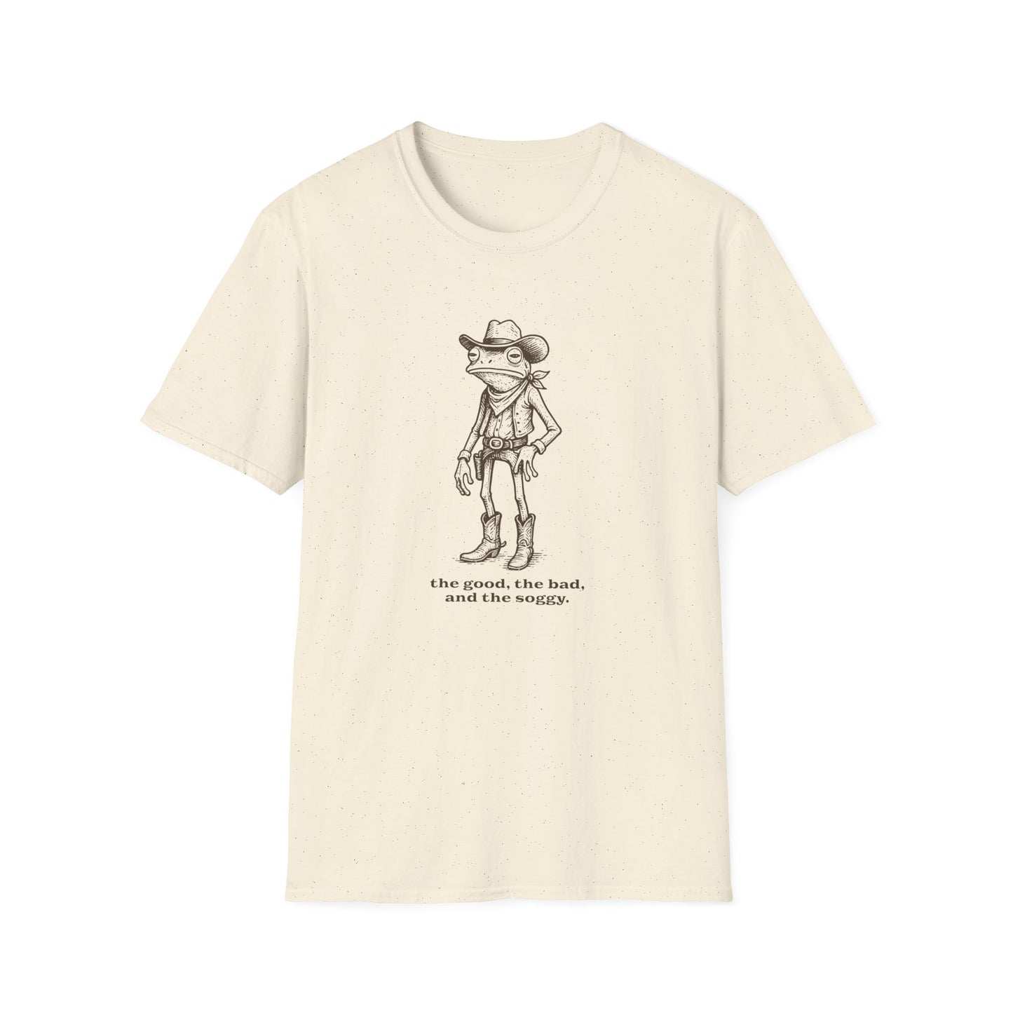 Western Frog Cowboy T-Shirt – The Good, The Bad, and The Soggy