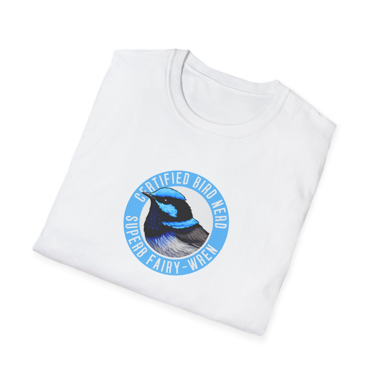 Superb Fairy Wren T-Shirt, Certified Bird Nerd Shirt, Australian Bird Tee, Birdwatching Gift, Wildlife Lover Tee, Blue Wren Shirt