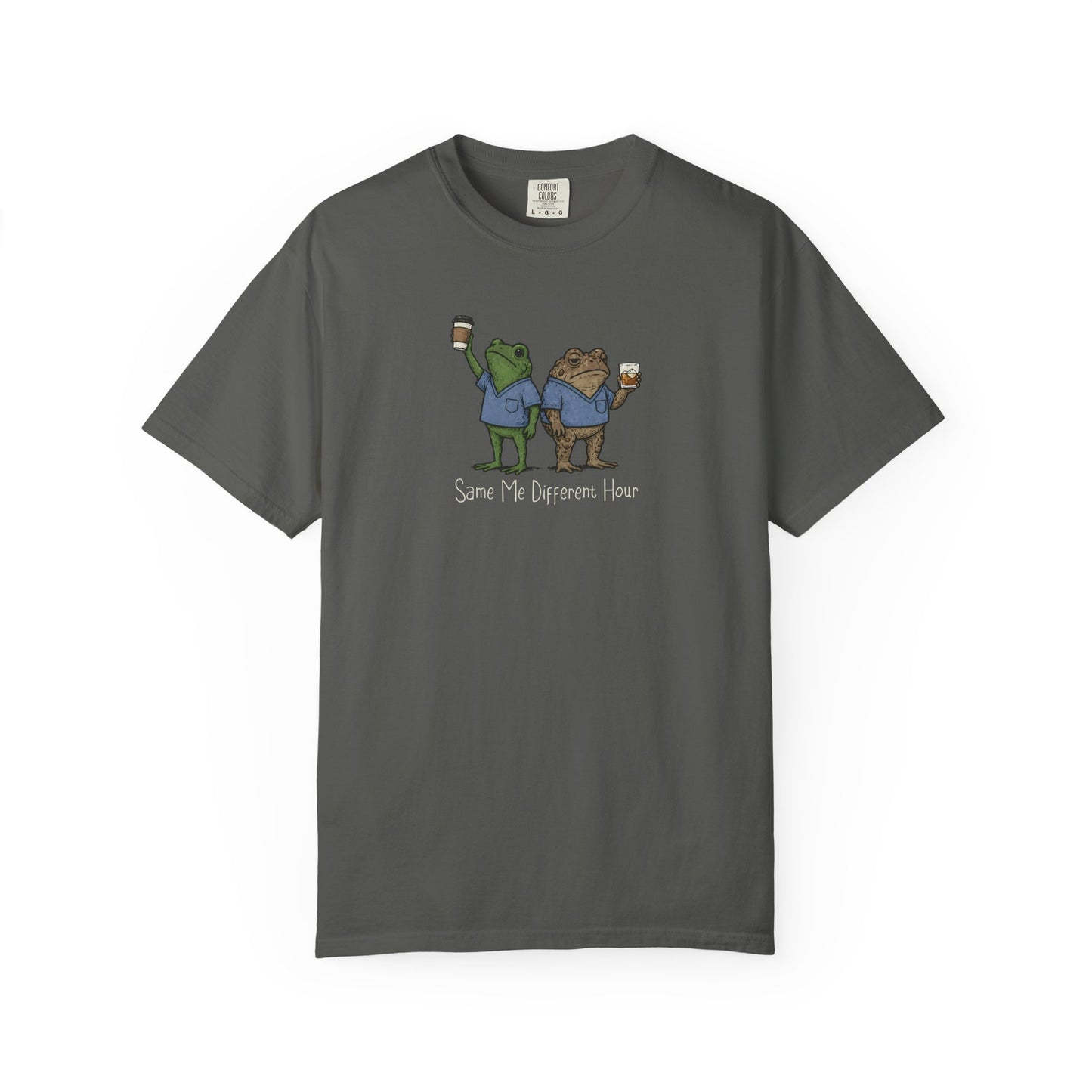 Night Shift Nurse Frog Shirt, Same Me Different Hour Tee, Funny Nurse Shirt, Frog Nurse T Shirt, Comfort Colors Medical Humor Tee