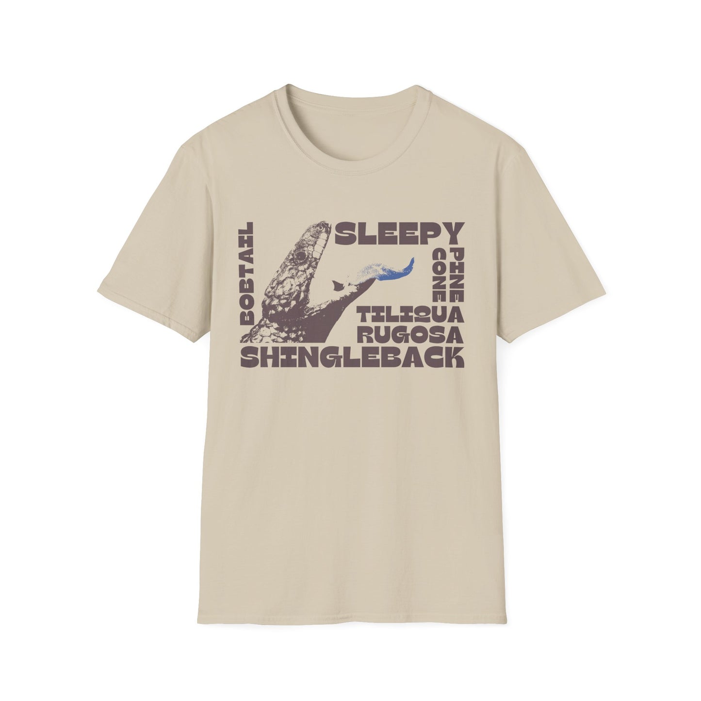Shingleback T-Shirt – Sleepy Lizard Bobtail Pine Cone Lizard Australian Reptile Tee