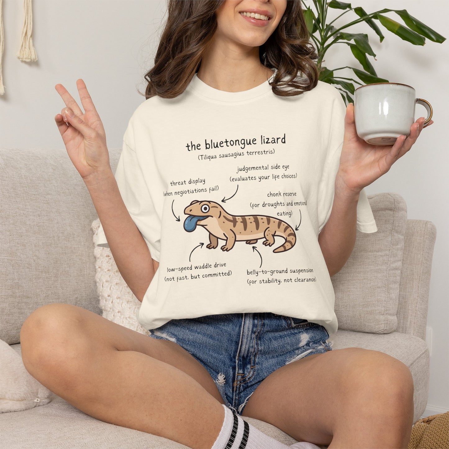 Anatomy of a Blue Tongue Lizard Shirt, Comfort Colors Reptile Tee, Funny Bluetongue Skink T Shirt, Australian Lizard Gift, Herpetology Shirt