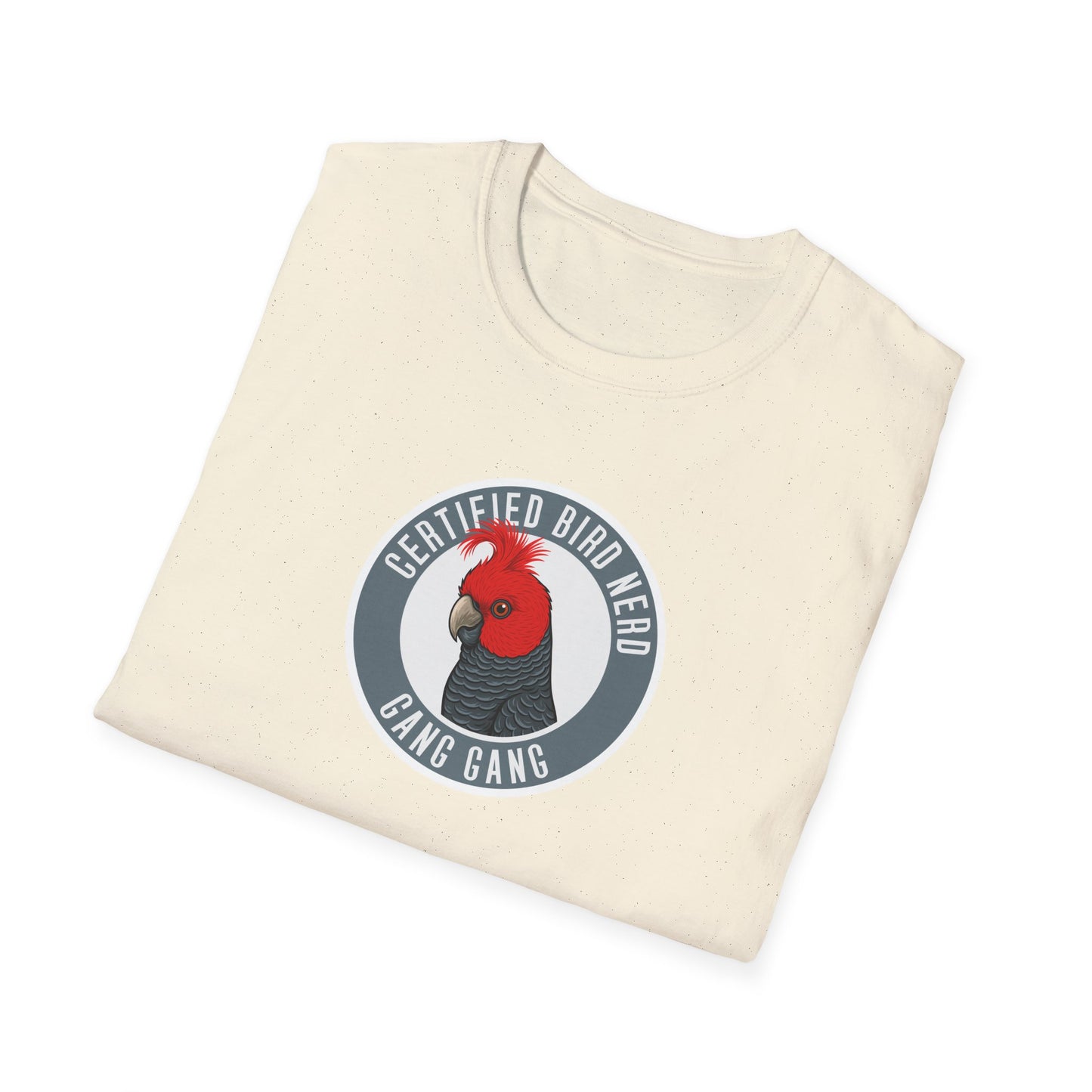 Gang Gang Cockatoo T-Shirt, Certified Bird Nerd Shirt, Australian Bird Tee, Birdwatching Gift, Wildlife Lover Tee, Cockatoo Shirt