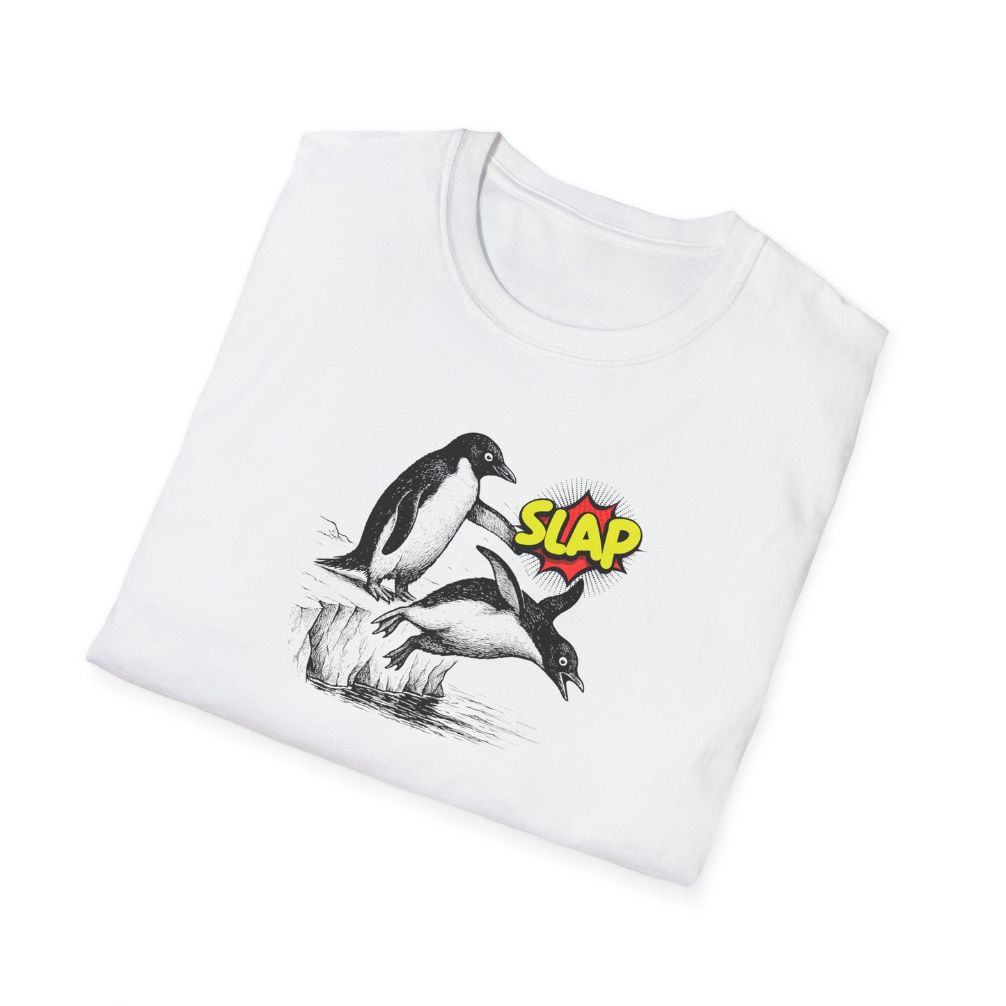 Penguin Slap T-Shirt, Funny Penguin Tee, Chaotic Penguin Shirt, Meme Animal T-Shirt, Funny Wildlife Tee, Penguin Lover Gift, Cute Funny Bird Shirt