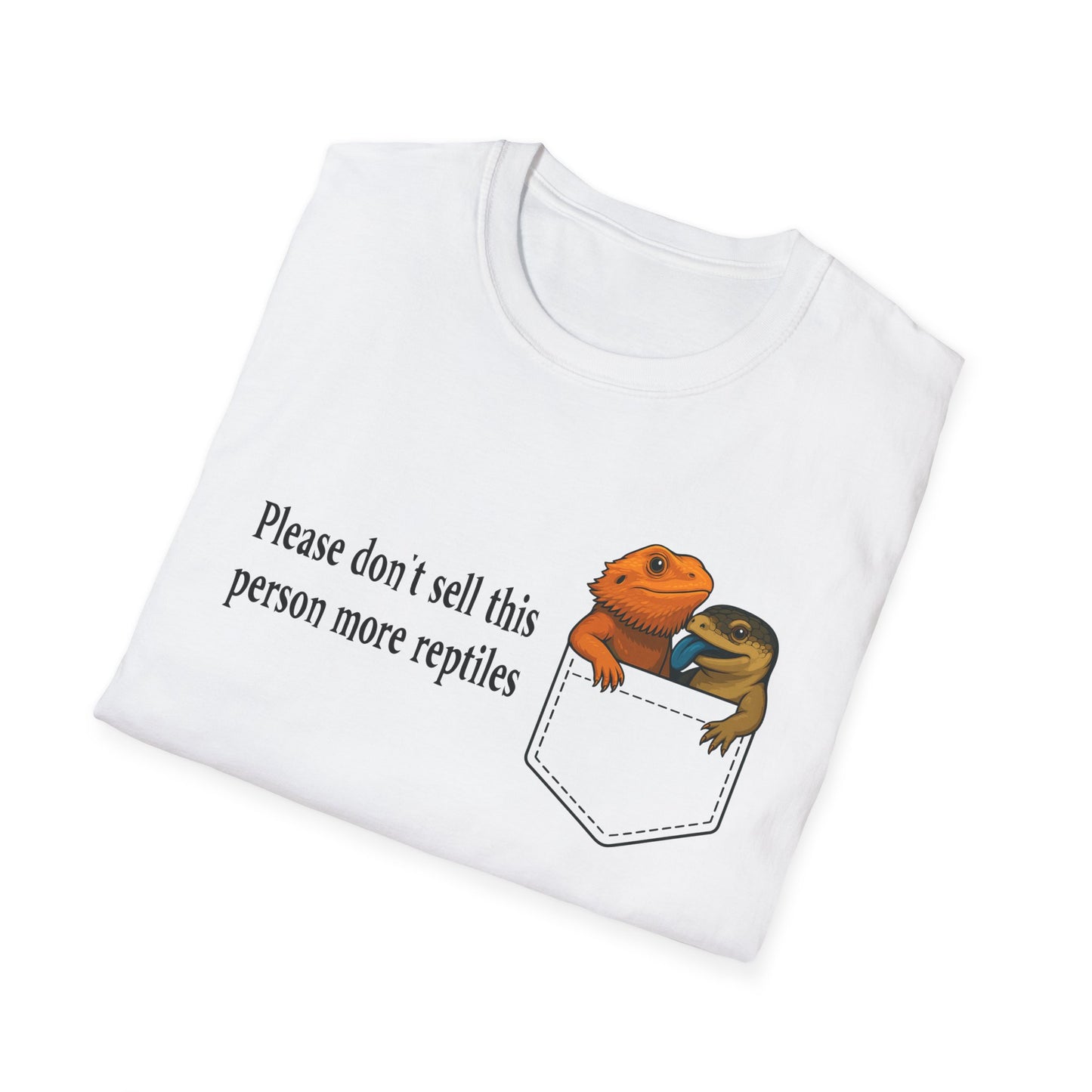 Reptile Addiction T-Shirt – “Do Not Sell This Person More Reptiles” Funny Herpetology Tee