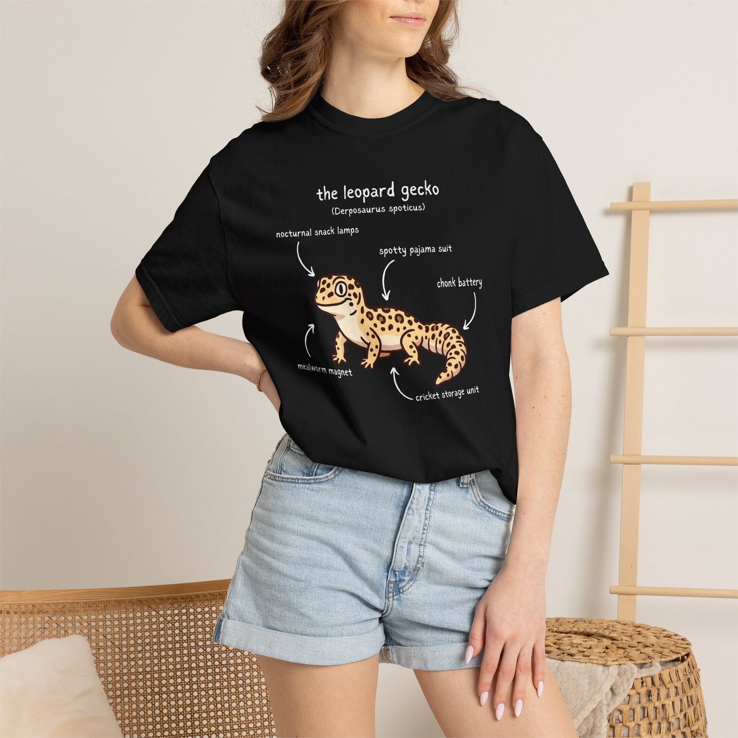 Anatomy of a Leopard Gecko Shirt, Comfort Colors Gecko Tee, Funny Reptile T Shirt, Leopard Gecko Gift, Herpetology Shirt, Lizard Lover Tee