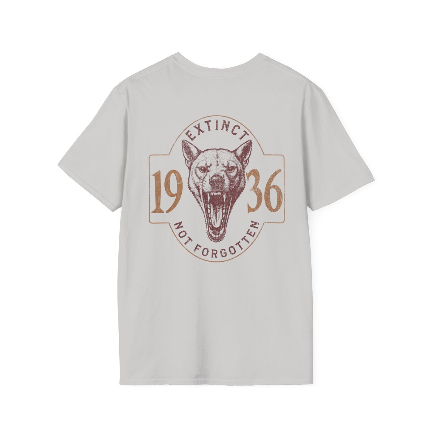 Thylacine T-Shirt – Extinct Not Forgotten 1936 Australian Wildlife Conservation Tee