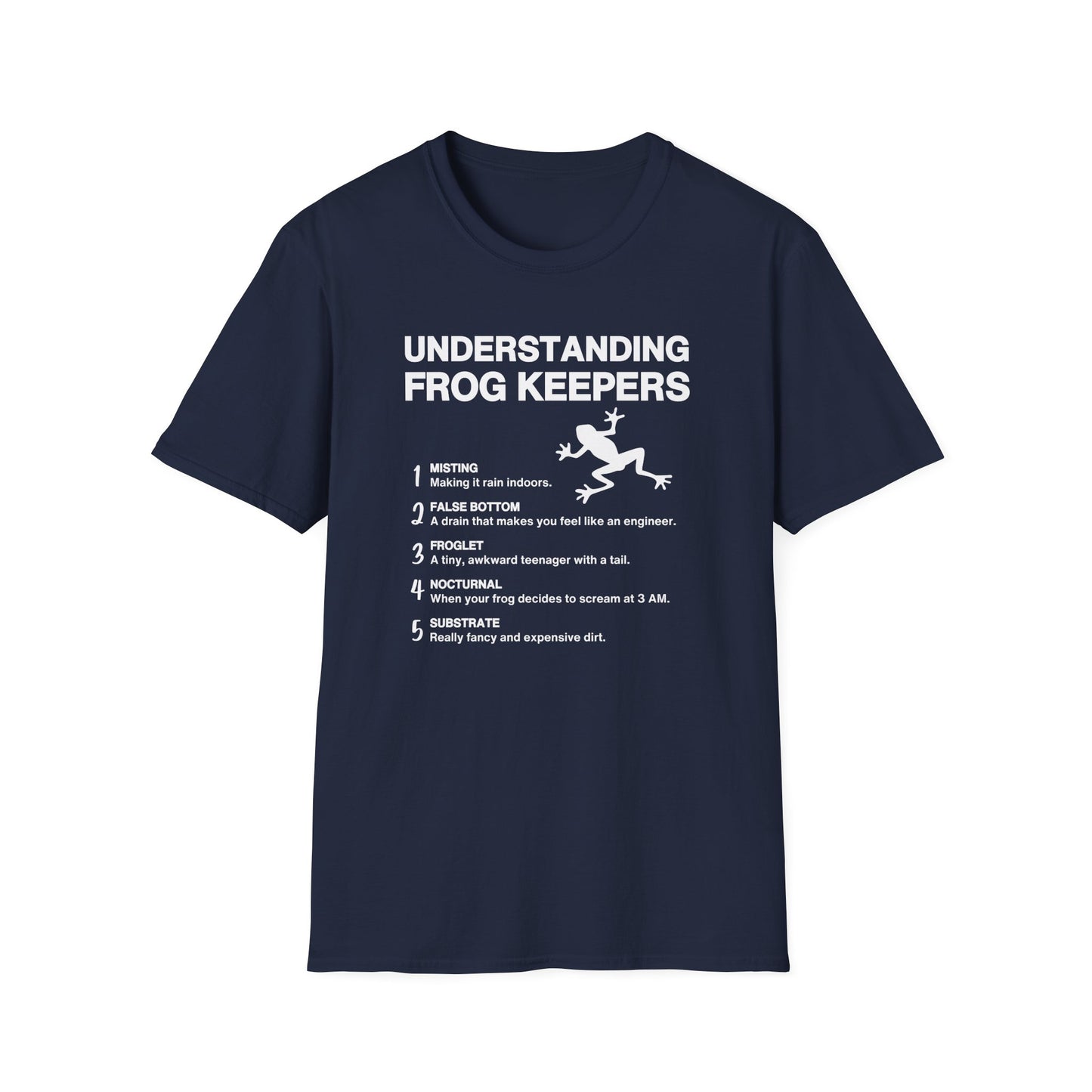 Understanding Frog Keepers T-Shirt, Funny Frog Owner Shirt, Frog Keeper Gift, Amphibian Humor Tee, Frog Lover Shirt, Herpetology Gift
