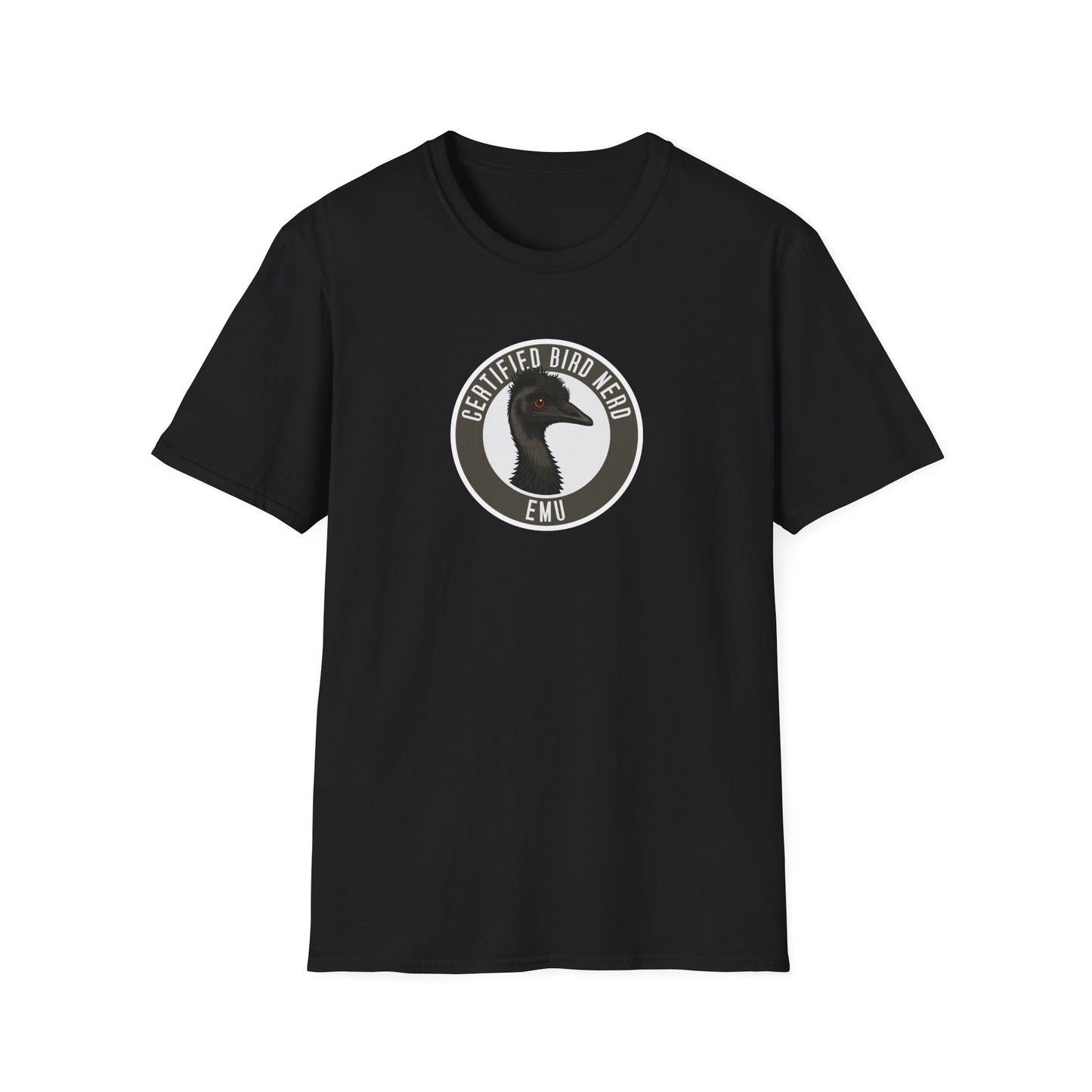 Emu T-Shirt, Certified Bird Nerd Shirt, Australian Bird Tee, Wildlife Lover Gift, Birdwatching Shirt, Aussie Animal Graphic Tee