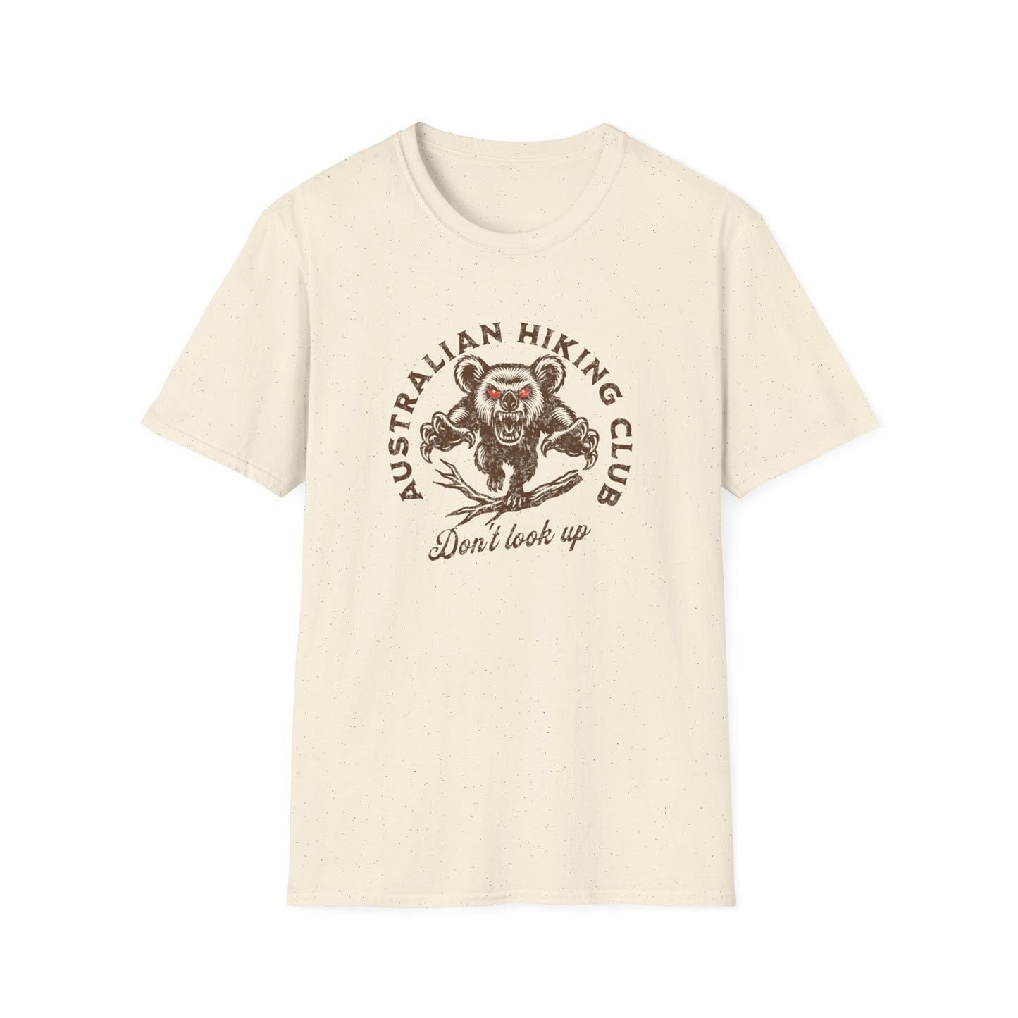Australian Hiking Club T-Shirt – Drop Bear Don’t Look Up Funny Aussie Hiking Tee