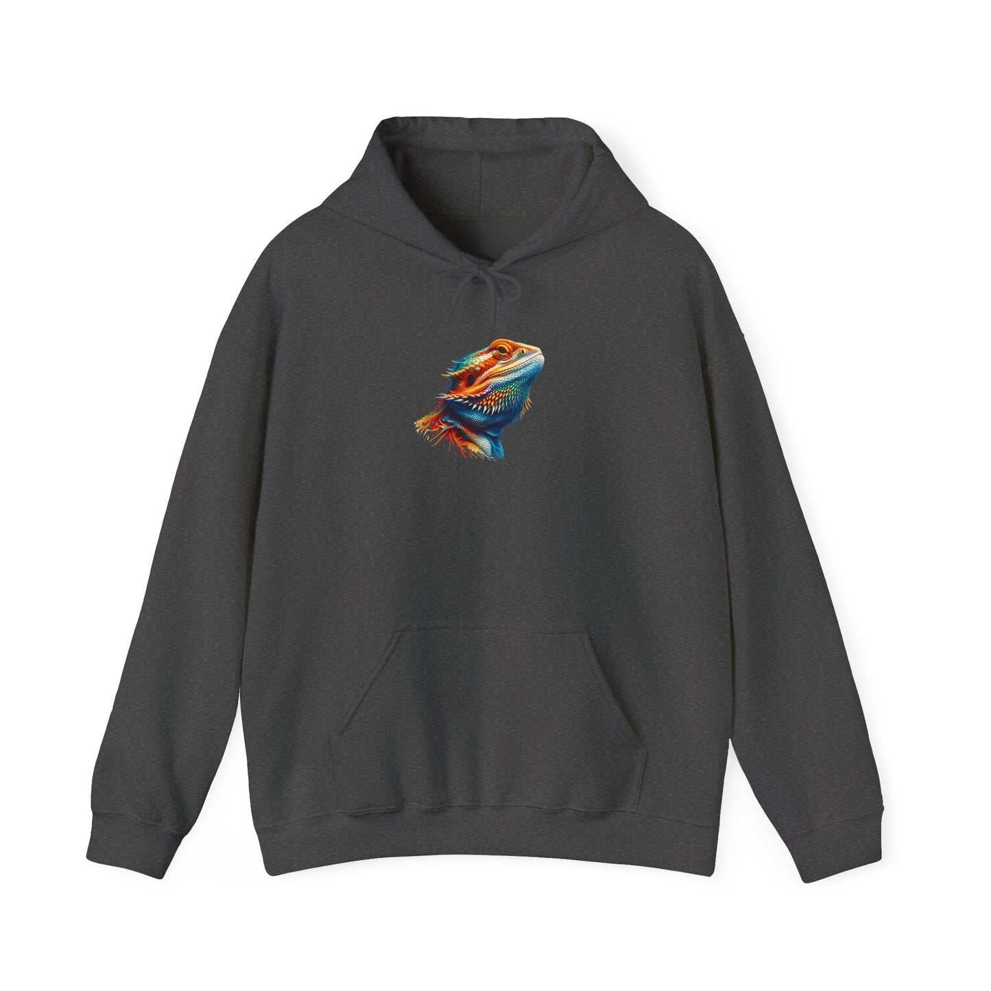 Bearded Dragon Hoodie, Colourful Reptile Hoodie, Lizard Lover Gift, Beardie Hoodie, Herpetology Sweatshirt, Reptile Keeper Gift, Dragon Lizard Hoodie