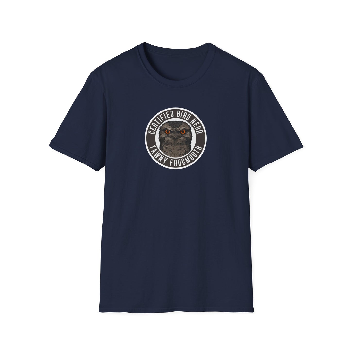 Tawny Frogmouth T-Shirt, Certified Bird Nerd Shirt, Australian Bird Tee, Birdwatching Gift, Wildlife Lover Tee, Native Bird Shirt