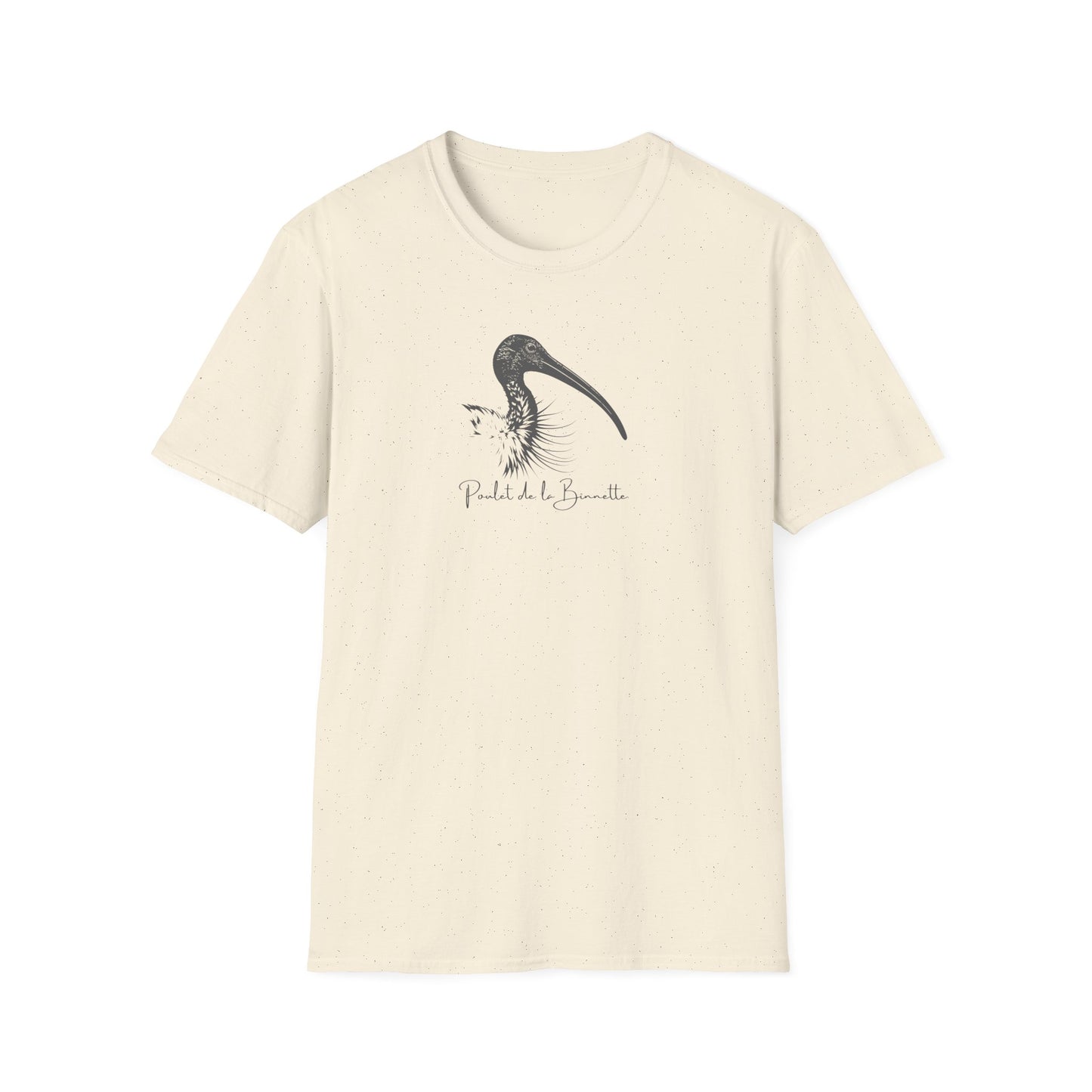 White Ibis T-Shirt, Bin Chicken Shirt, Australian Bird Tee, Ibis Graphic T-Shirt, Australian Wildlife Shirt, Bird Lover Gift, Aussie Nature Tee