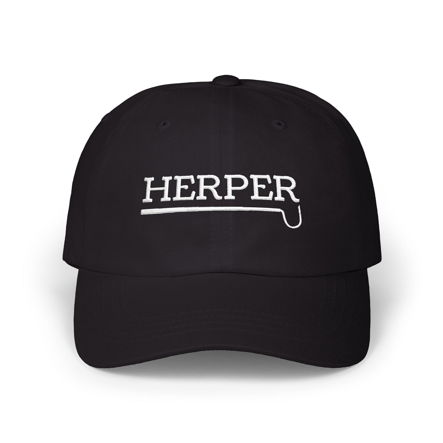 Herper Classic Dad Cap, Embroidered Herping Hat, Reptile Enthusiast Cap, Snake & Lizard Field Hat, Herpetology Gift, Wildlife Lover Dad Hat