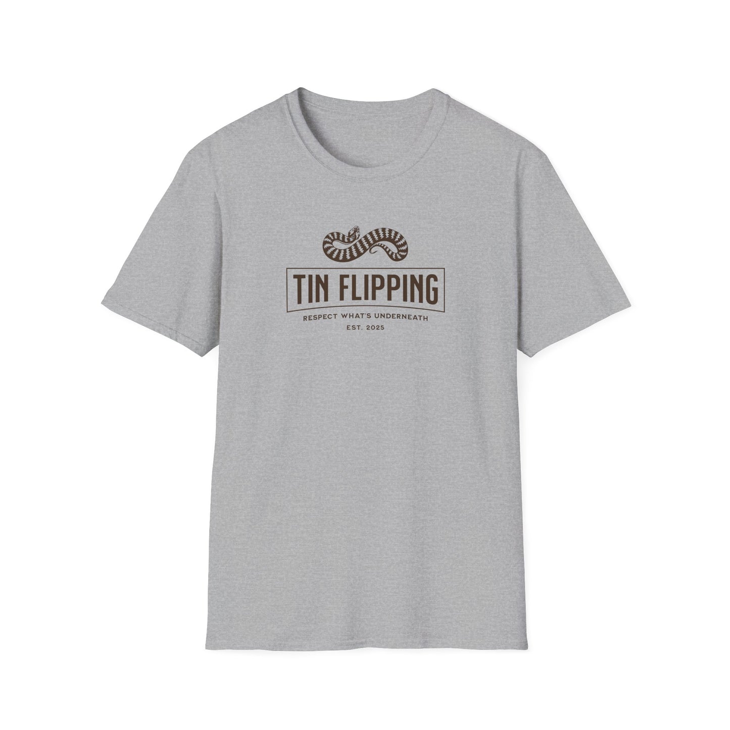 Tin Flipping T-Shirt, Reptile Lover Shirt, Field Herping Tee, Snake Lover Gift, Herper Shirt, Wildlife Graphic Tee
