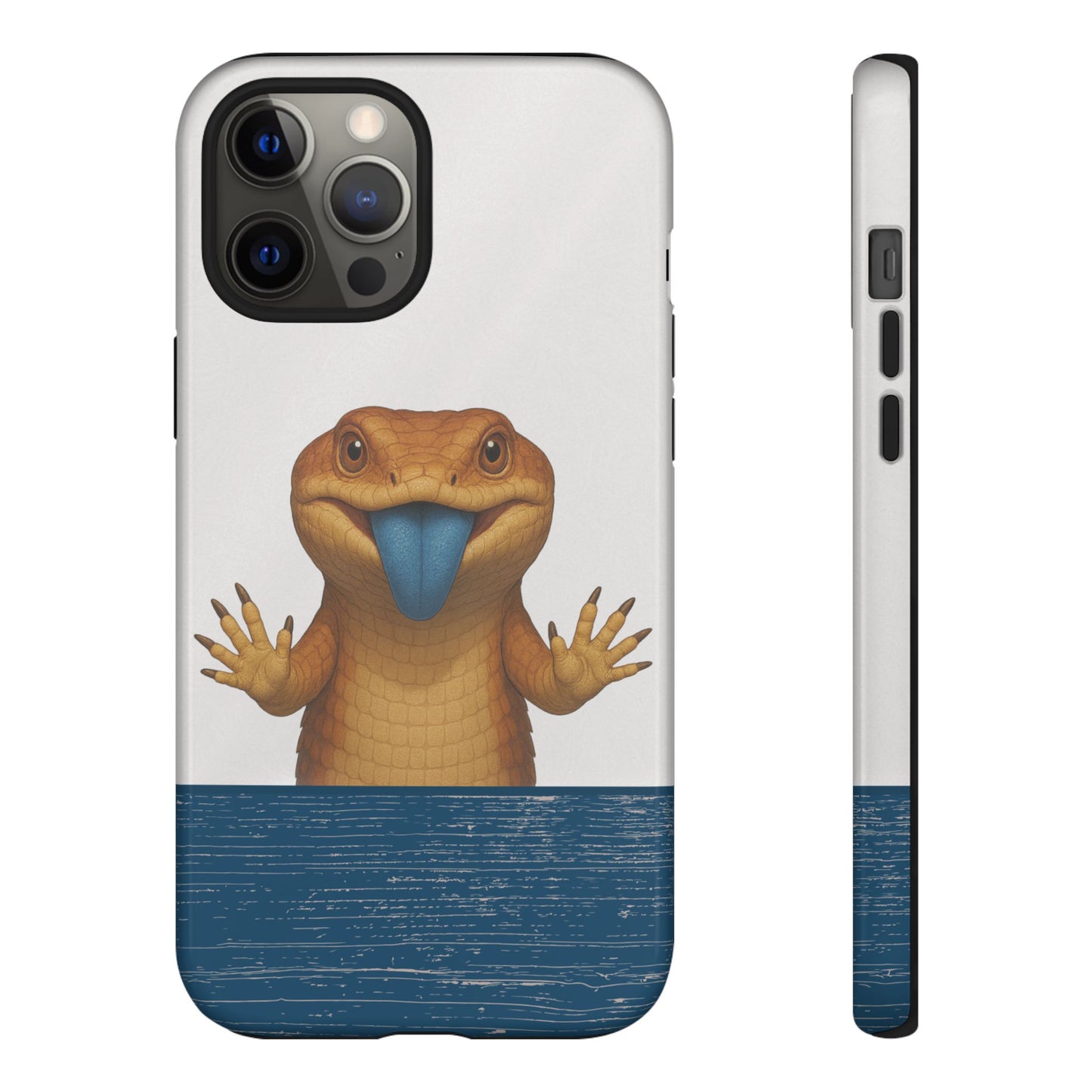 Blue-tongued Lizard iPhone Case – Glass Surfer Australian Wildlife Design