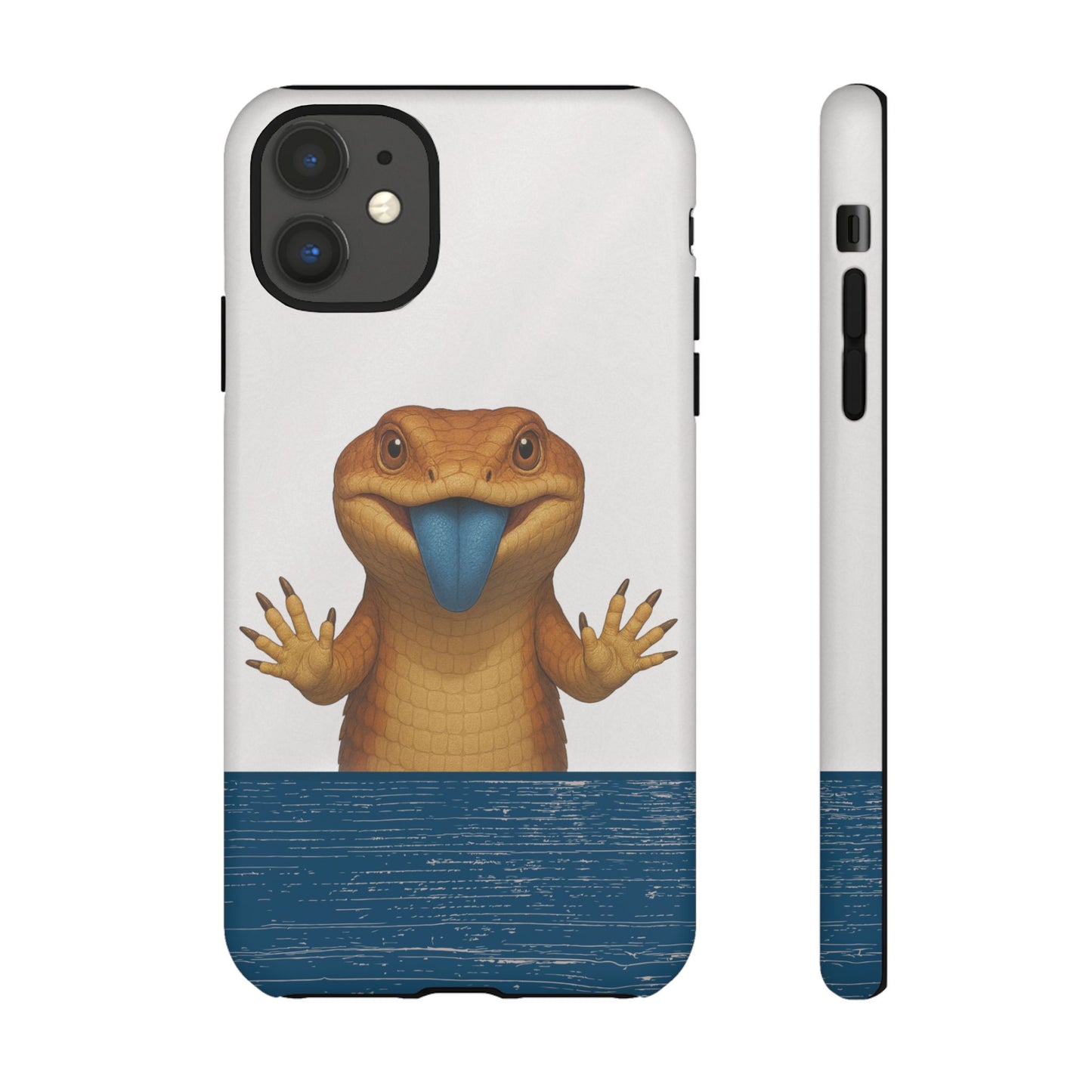 Blue-tongued Lizard iPhone Case – Glass Surfer Australian Wildlife Design