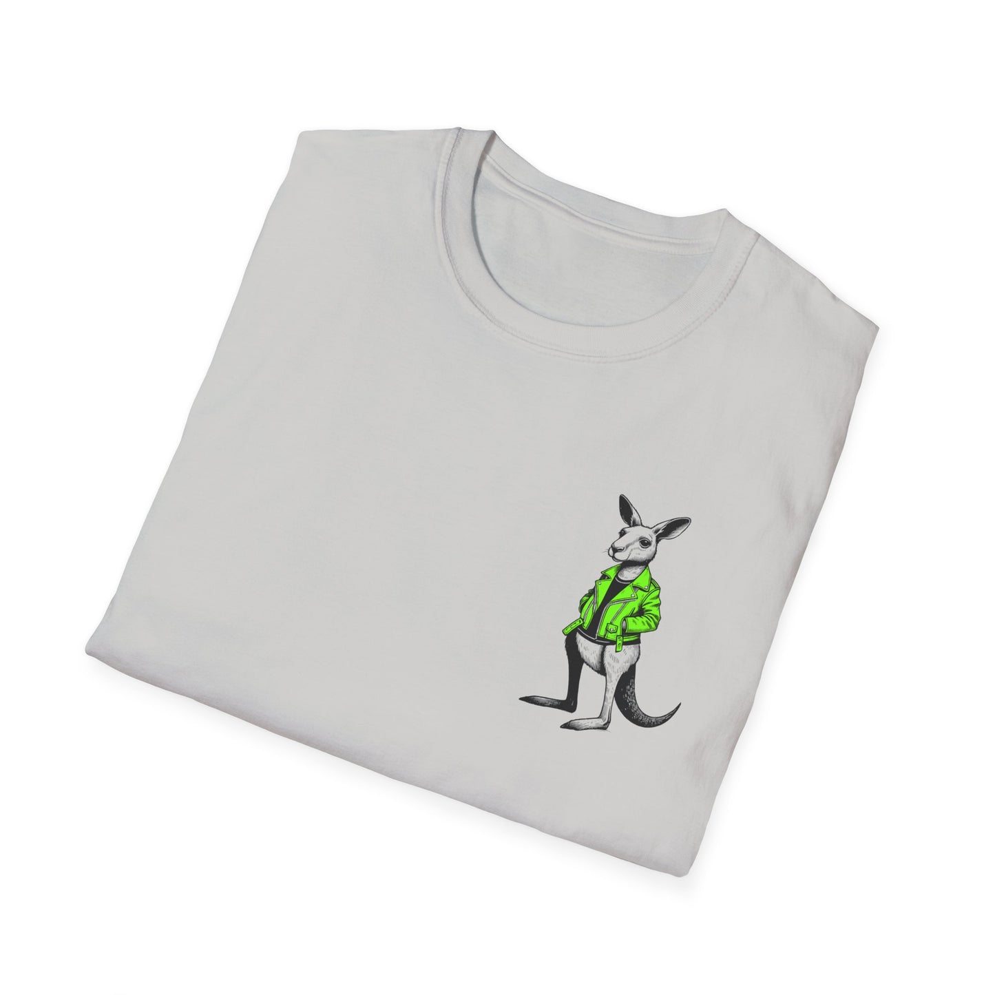 Kangaroo T-Shirt – Cool Kangaroo Wearing a Jacket Funny Australian Wildlife Tee