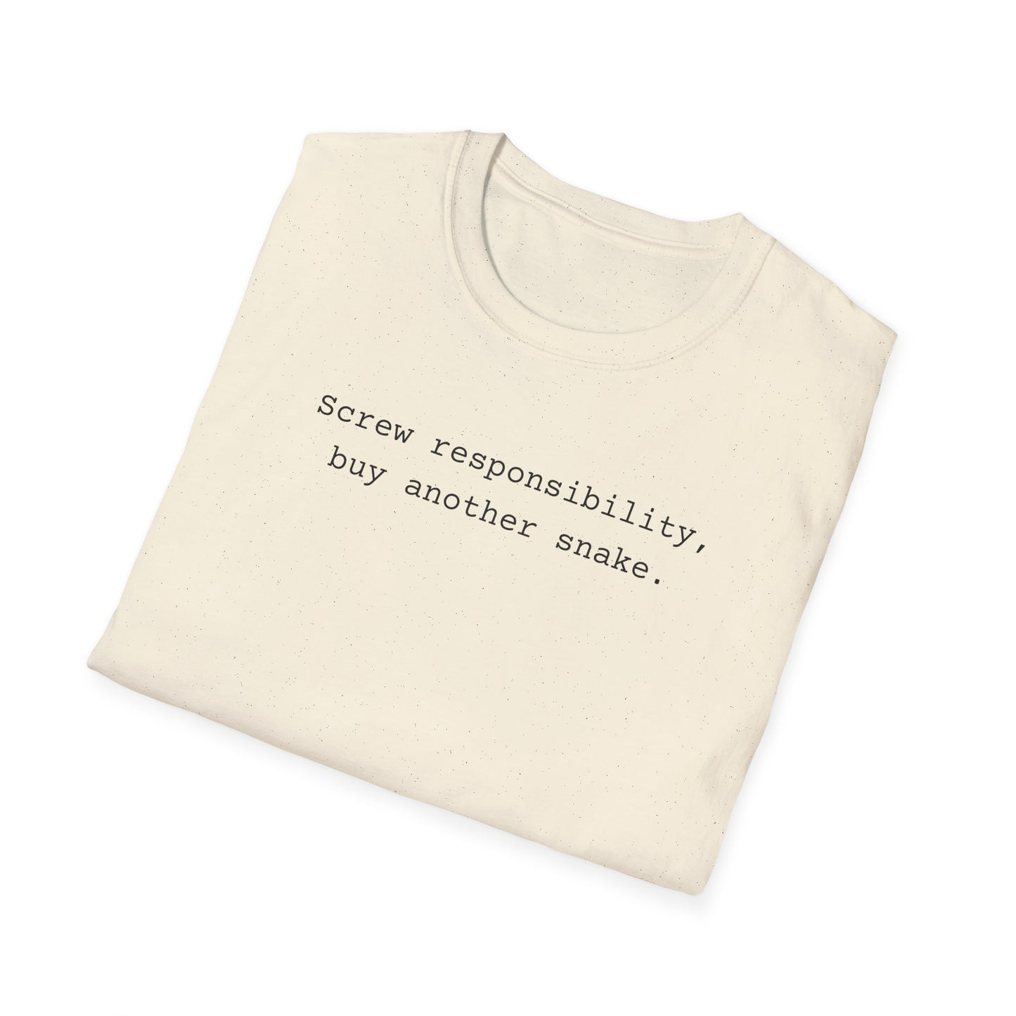 Screw Responsibility Buy Another Snake T-Shirt, Snake Lover Shirt, Reptile Keeper Tee, Herpetology Gift, Snake Mom Dad Shirt