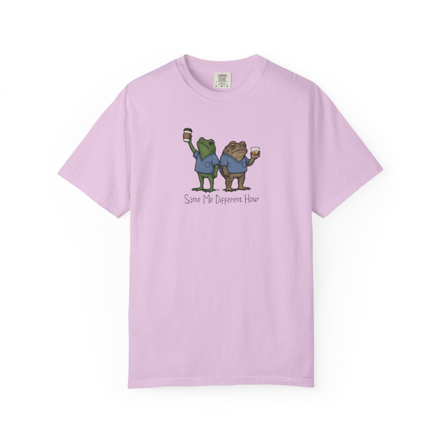 Night Shift Nurse Frog Shirt, Same Me Different Hour Tee, Funny Nurse Shirt, Frog Nurse T Shirt, Comfort Colors Medical Humor Tee
