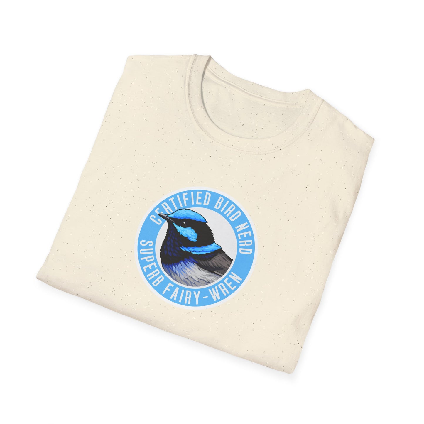 Superb Fairy Wren T-Shirt, Certified Bird Nerd Shirt, Australian Bird Tee, Birdwatching Gift, Wildlife Lover Tee, Blue Wren Shirt