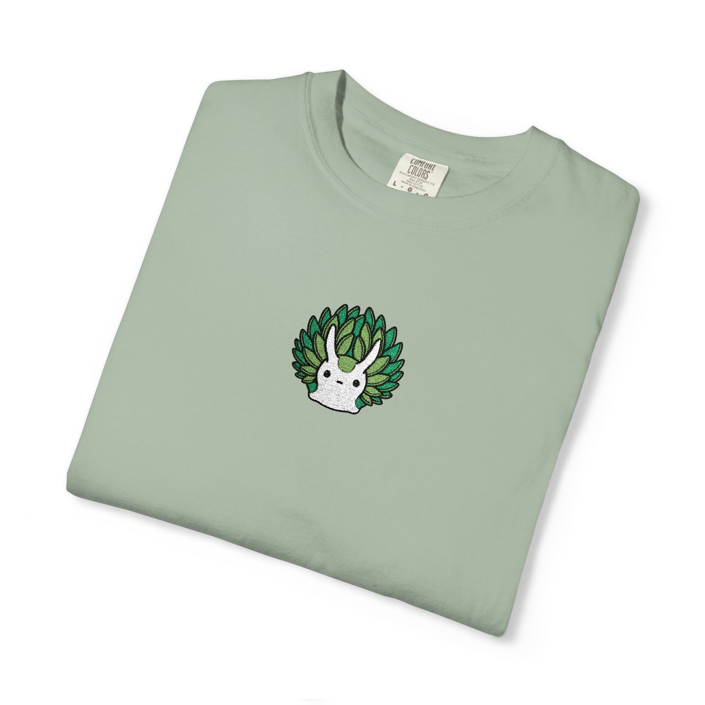 Sea Sheep Embroidered Comfort Colors T-Shirt, Cute Sea Slug Shirt, Nudibranch Tee, Ocean Animal Gift, Marine Biology Embroidered Shirt