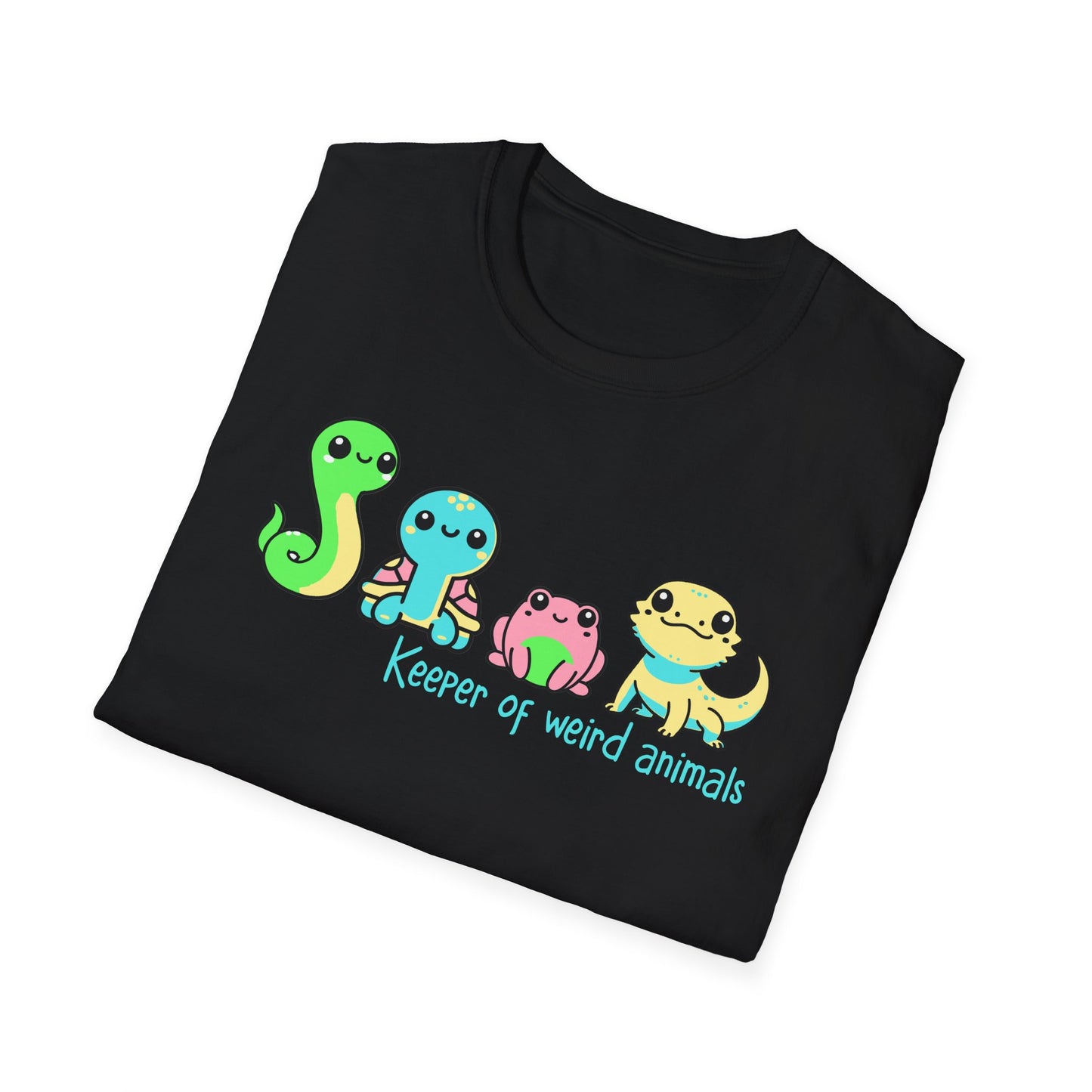 Keeper Of Weird Animals T-Shirt, Reptile Lover Shirt, Frog Snake Turtle Lizard Tee, Exotic Pet Owner Gift, Herpetology Shirt