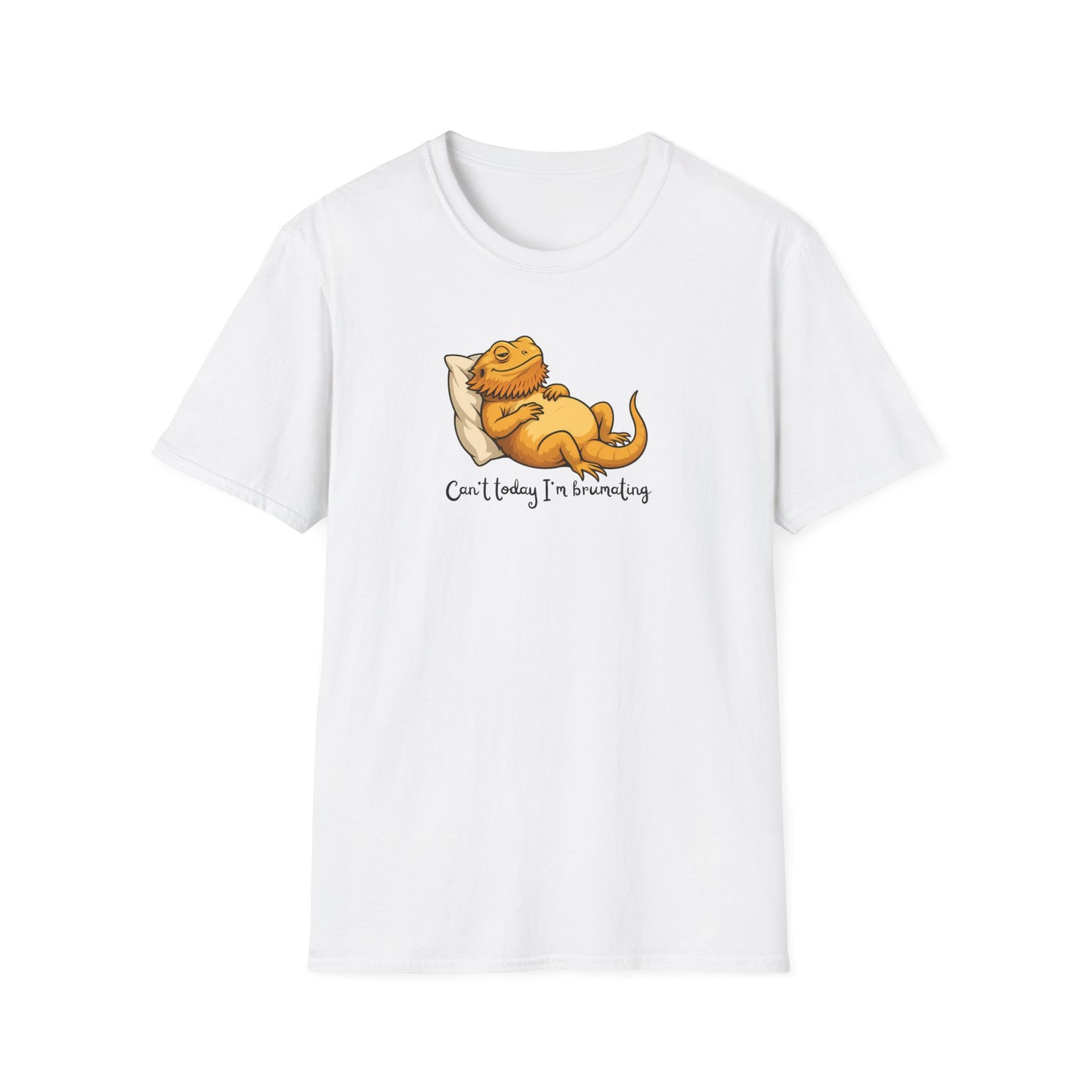 Can’t Today I’m Brumating Bearded Dragon T-Shirt, Funny Beardie Tee, Reptile Lover Shirt, Lazy Lizard Shirt, Herpetology Gift, Bearded Dragon Gift