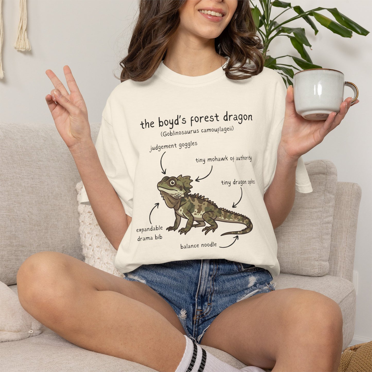 Anatomy of a Boyds Forest Dragon Shirt, Comfort Colors Reptile Tee, Funny Australian Lizard T Shirt, Herpetology Gift, Lizard Lover Tee