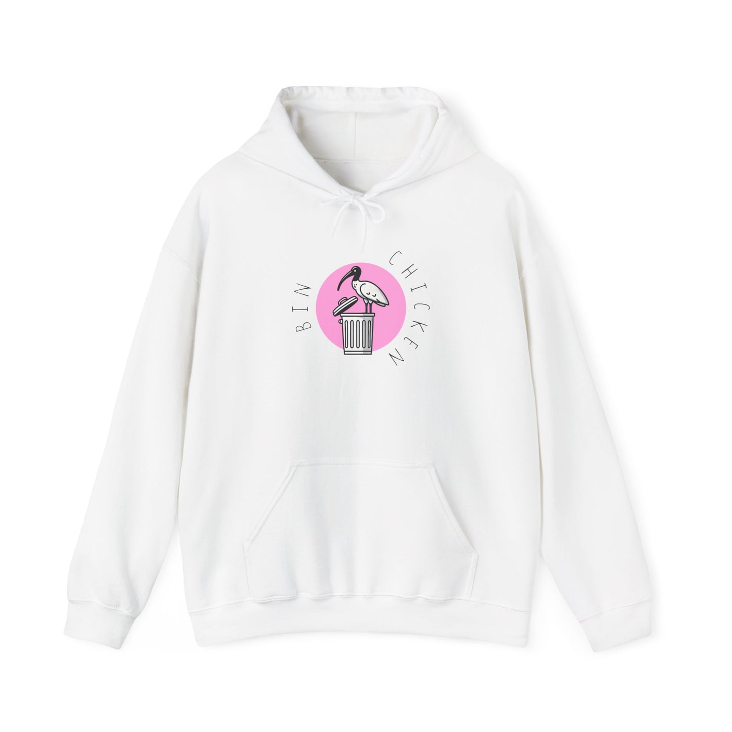 Bin Chicken Hoodie, White Ibis Hoodie, Australian Bird Hoodie, Funny Aussie Wildlife Hoodie, Bird Nerd Gift, Ibis Lover Sweatshirt, Australiana Hoodie