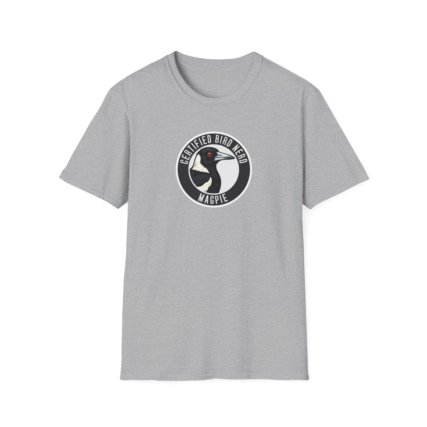 Magpie T-Shirt, Certified Bird Nerd Shirt, Australian Bird Tee, Birdwatching Gift, Wildlife Lover Tee, Aussie Magpie Graphic Tee