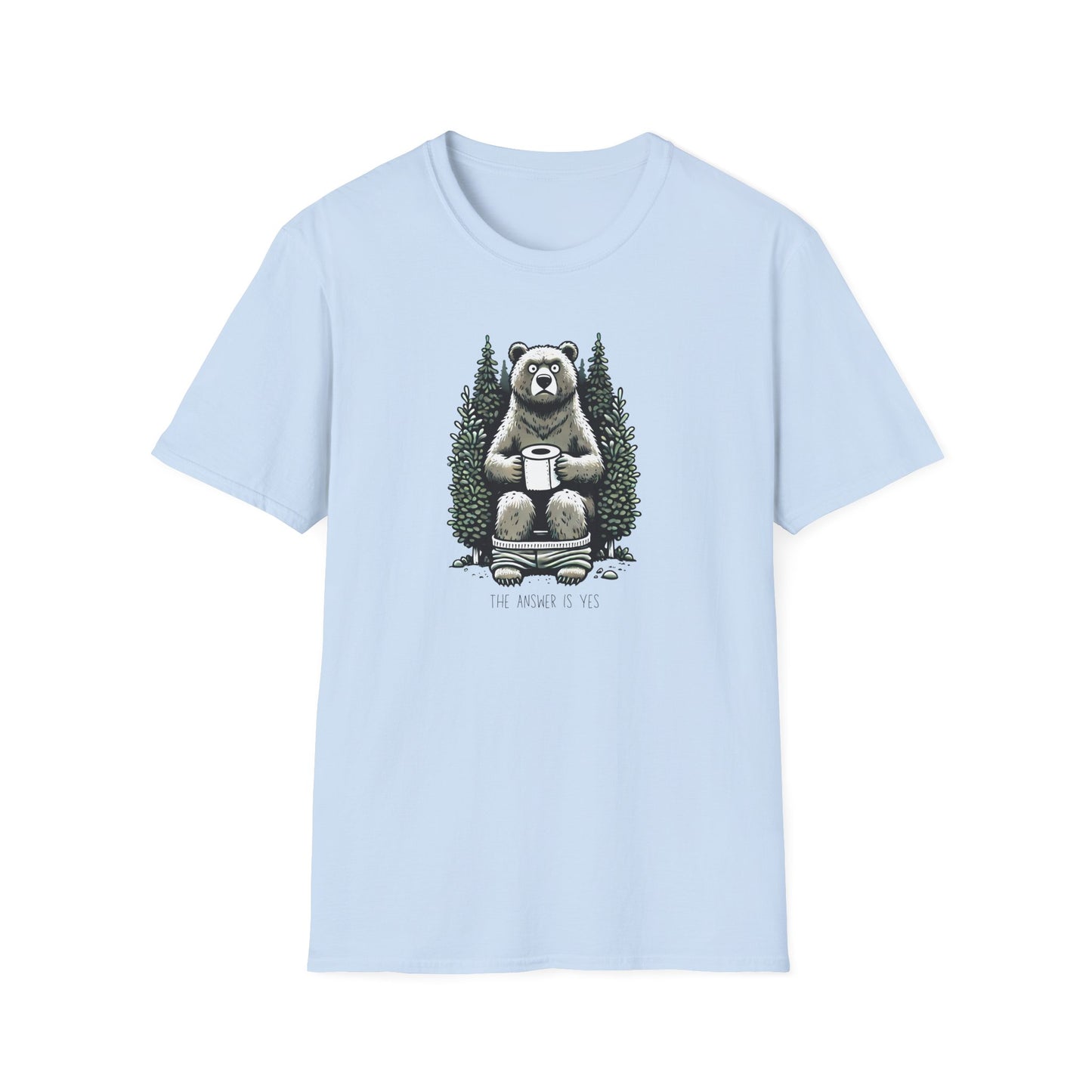 Bear Hiking T-Shirt, Does A Bear Poop In The Woods Shirt, Camping Gift, Outdoorsy Shirt, Nature Lover Tee, Hiker Graphic Tee