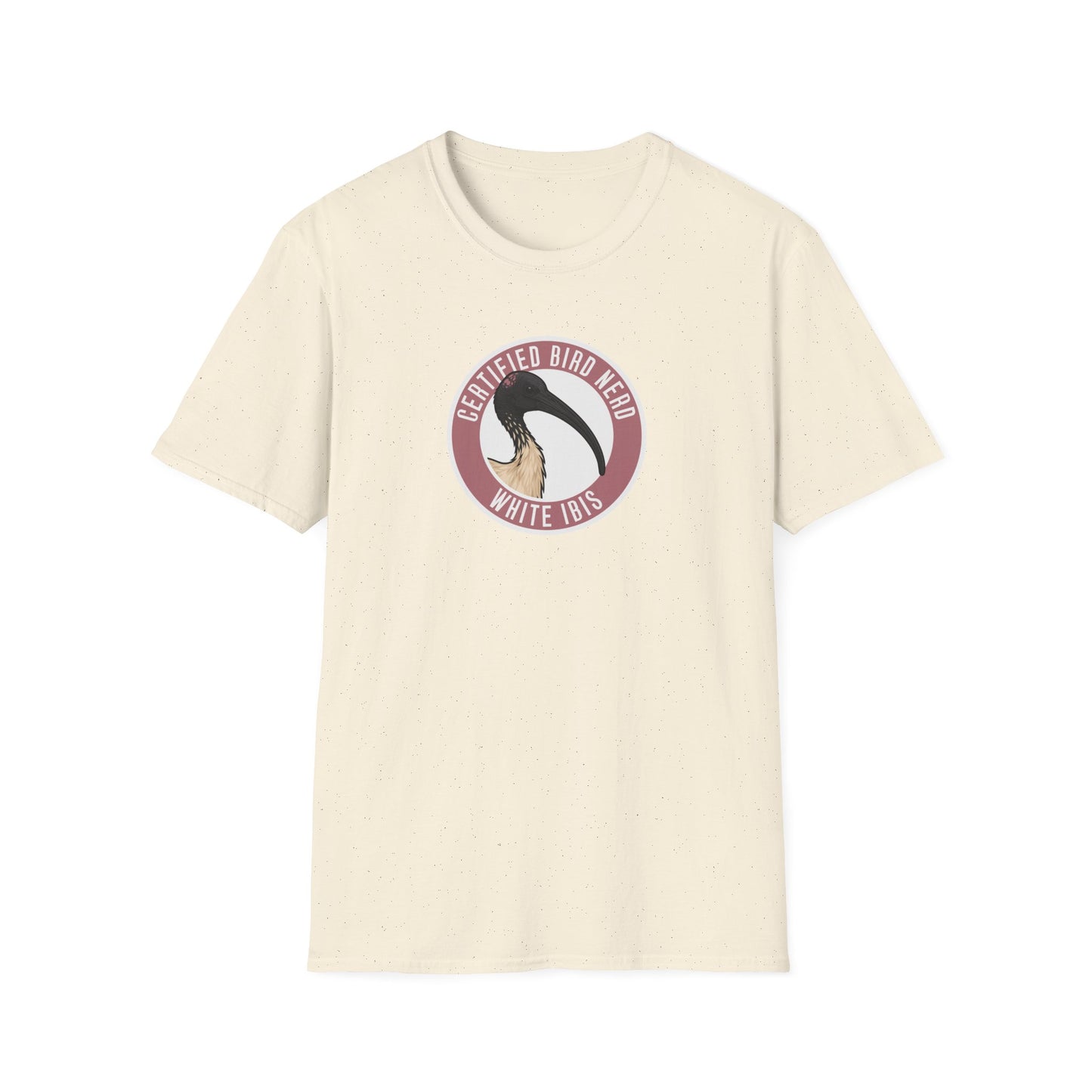 White Ibis T-Shirt, Certified Bird Nerd Shirt, Australian Bird Tee, Birdwatching Gift, Bin Chicken Shirt, Wildlife Graphic Tee