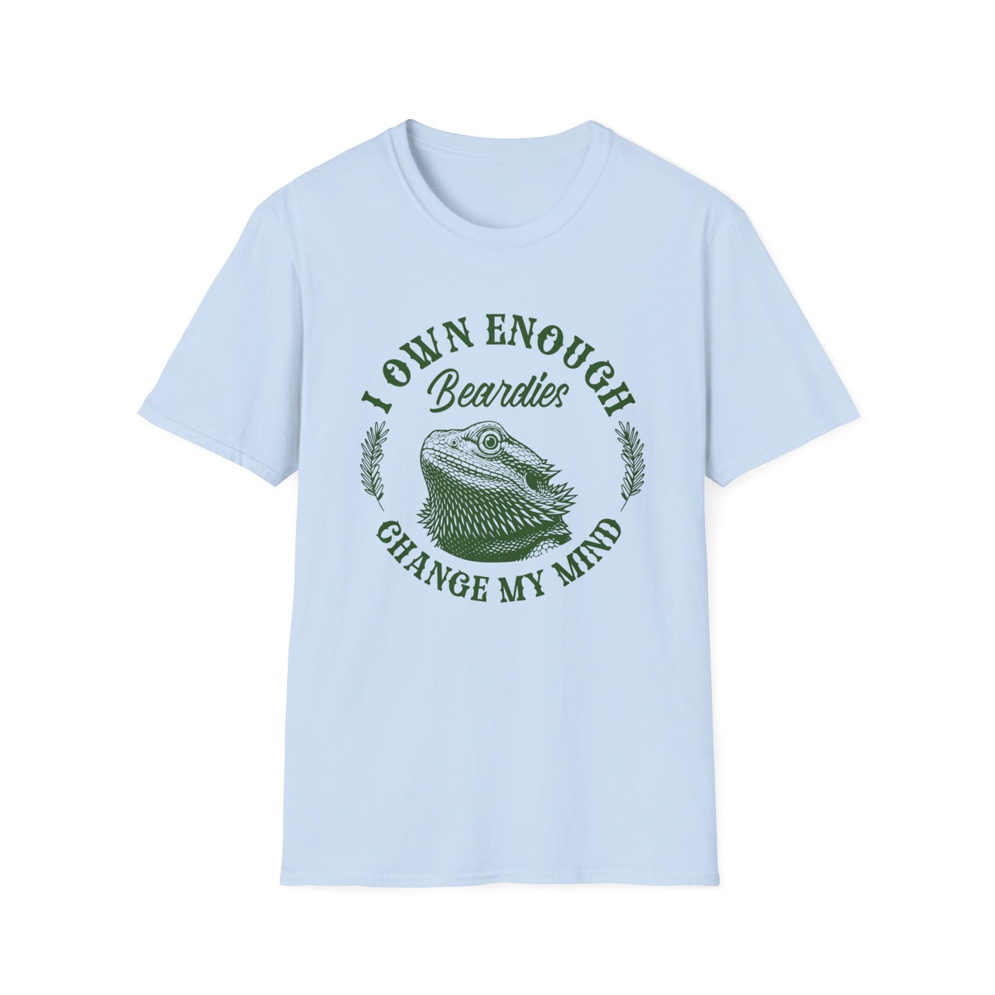 I Own Enough Bearded Dragons Change My Mind T-Shirt | Funny Reptile Keeper Tee | Bearded Dragon Lover Gift | Reptile Expo Shirt