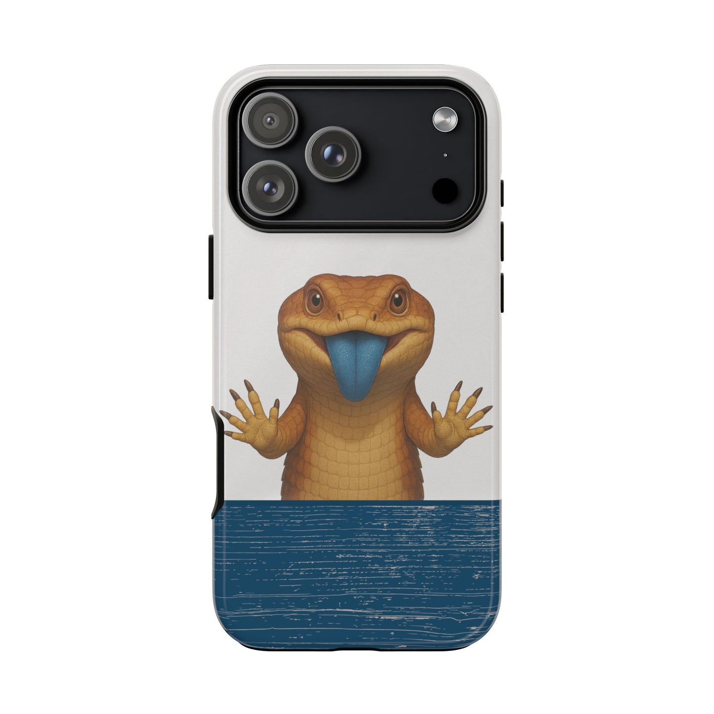 Blue-tongued Lizard iPhone Case – Glass Surfer Australian Wildlife Design