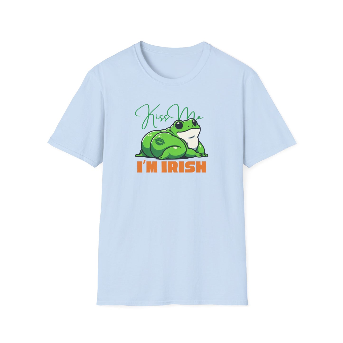 Frog St Patrick’s Day T-Shirt, Kiss Me I’m Irish Frog Shirt, Frog Lover Tee, Amphibian St Paddy’s Day Shirt, Irish Party Tee