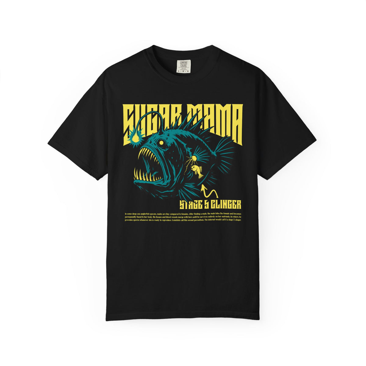 Angler Fish Shirt, Comfort Colors Deep Sea Fish Tee, Marine Biology T Shirt, Ocean Lover Gift, Funny Anglerfish Graphic Tee, Science Shirt