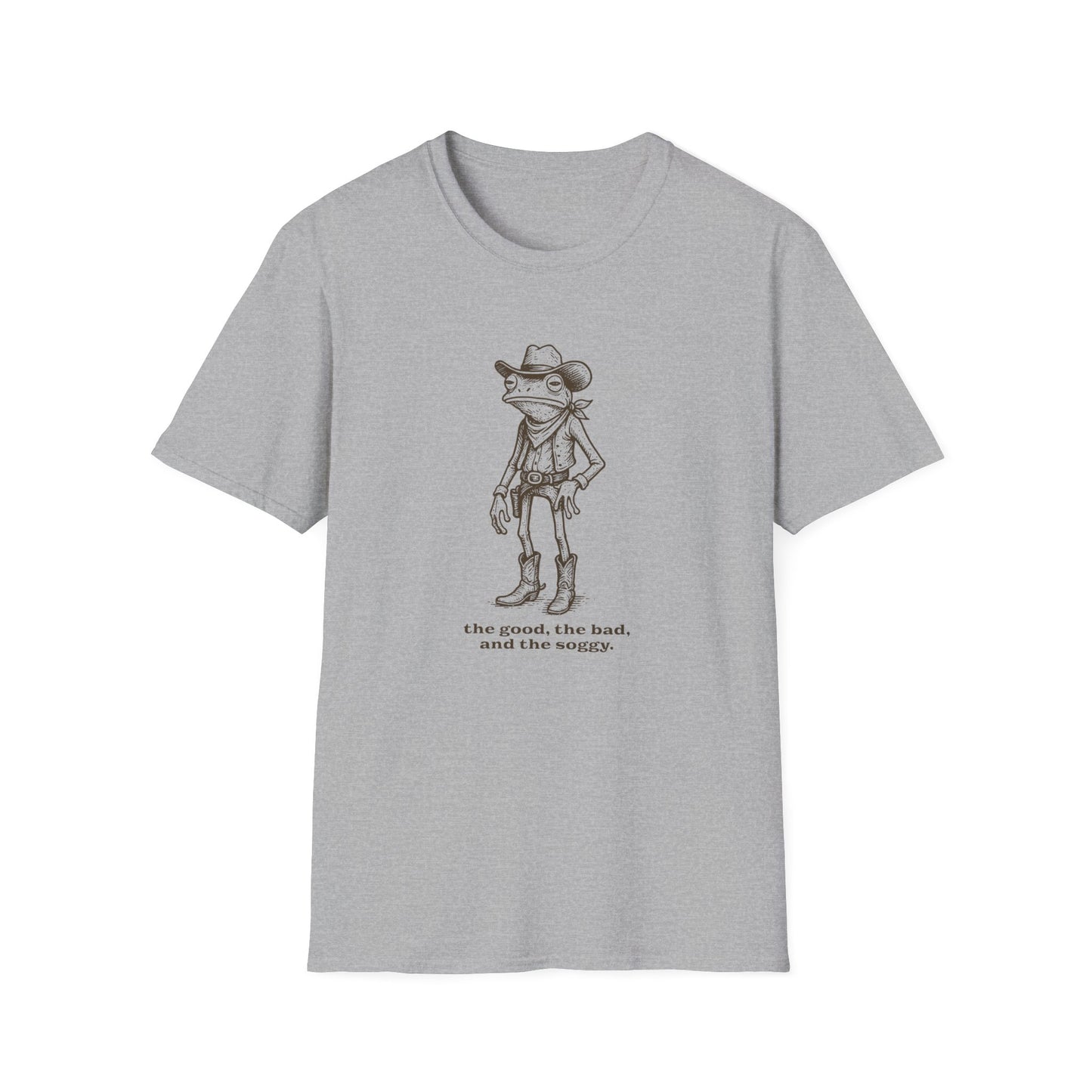 Western Frog Cowboy T-Shirt – The Good, The Bad, and The Soggy