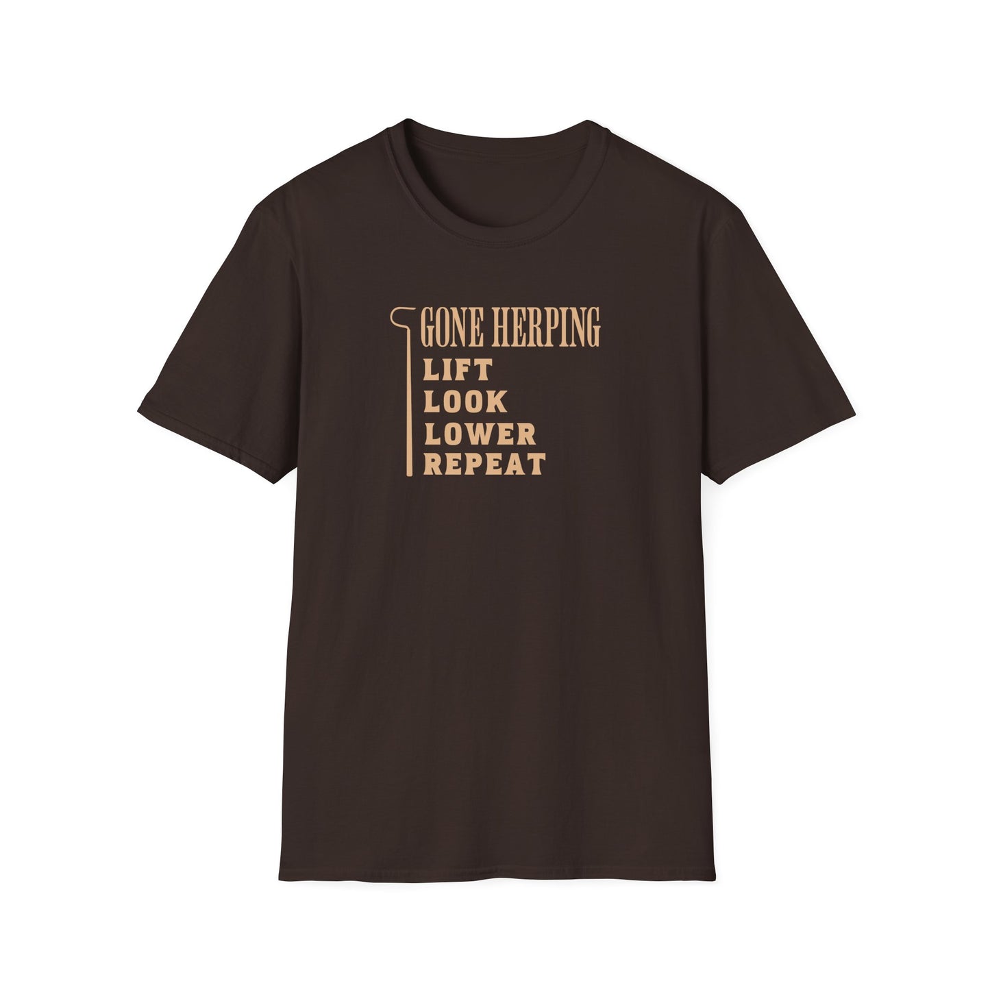 Gone Herping T-Shirt, Lift Look Lower Repeat Shirt, Reptile Lover Tee, Field Herping Gift, Snake Lover Shirt, Wildlife Graphic Tee